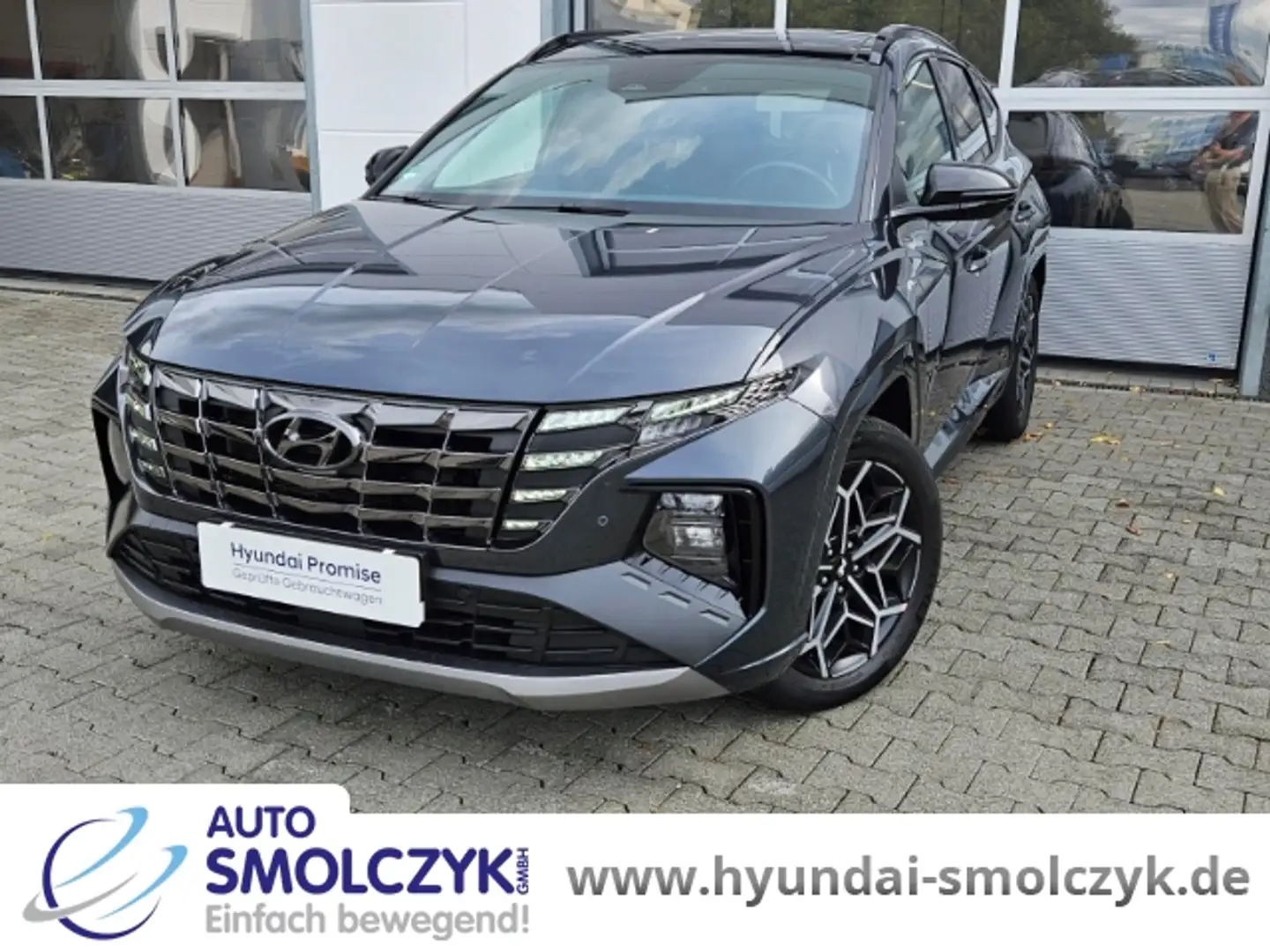 Hyundai TUCSON N-LINE 1.6 HEV 4WD+LEDER+SITZHEIZUNG+PDC Noir - 1