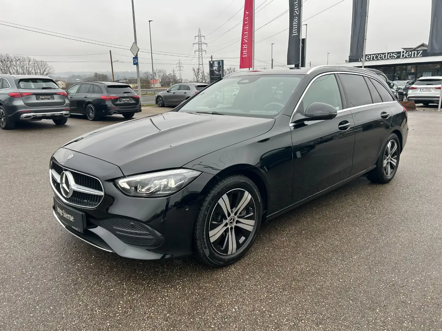 Mercedes-Benz C 200 d T-Modell Österreich-Edition PTS Shz LED Zwart - 1