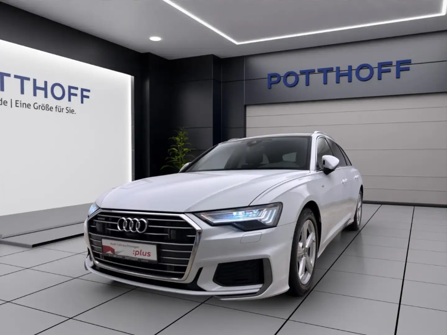 Audi A6 Avant 50 TDI Q 2x S LINE PANO AHK LM21 VIRTUAL Weiß - 1