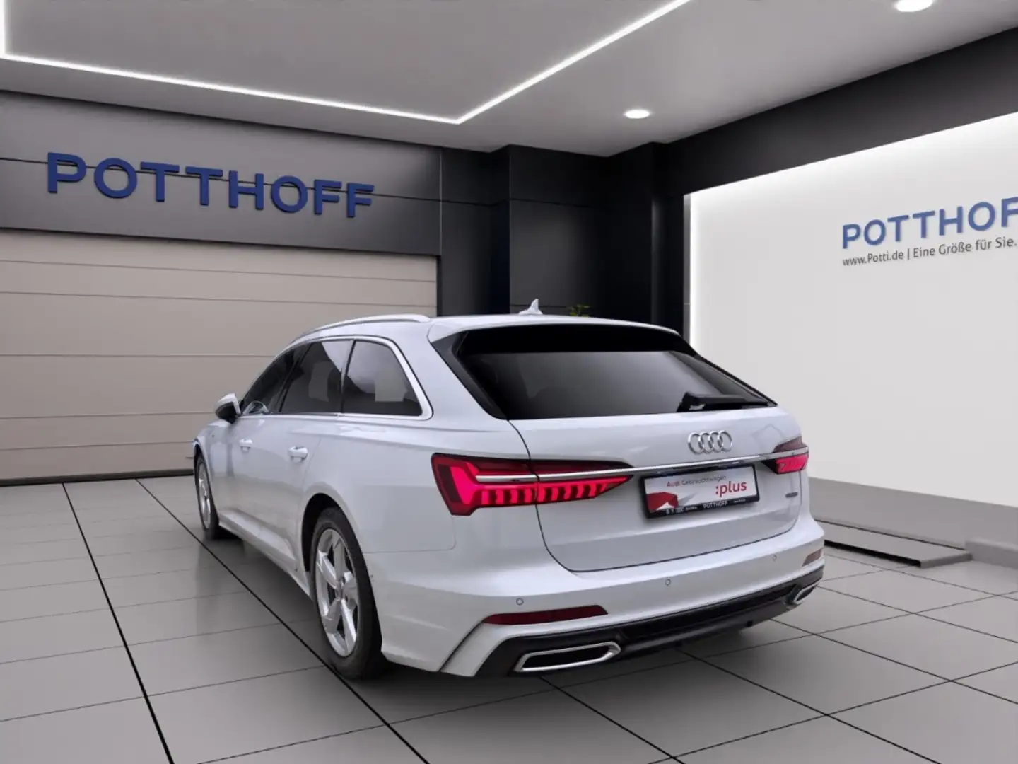 Audi A6 Avant 50 TDI Q 2x S LINE PANO AHK LM21 VIRTUAL Weiß - 2
