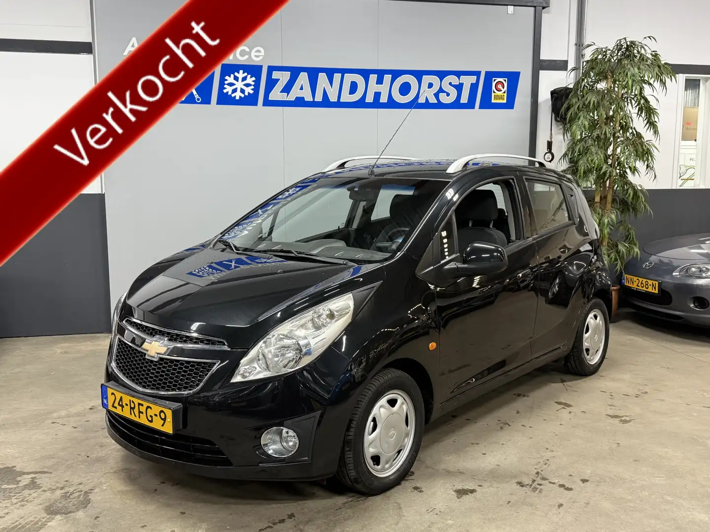 Chevrolet Spark 1.0 16V LS Bi-Fuel // LPG // Airco Verkocht!!! Zwart - 1