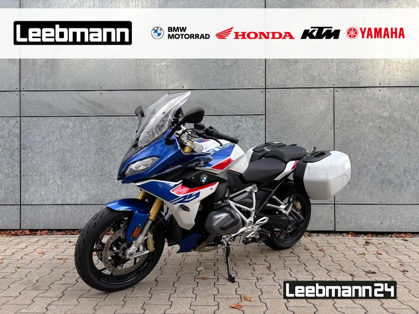 BMW R 1250 RS Sport 3 Pakete Akrapovic Seitenkoffer Bleu - 1