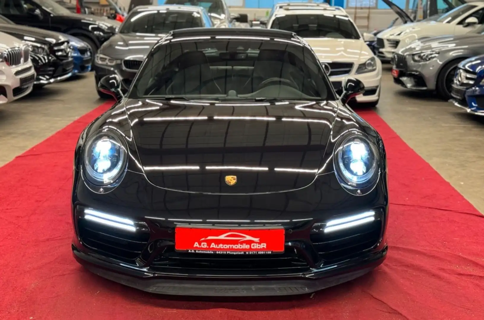 Porsche 991 911 Turbo PDK Sport Chrono *LED*Nav*Rückfahrk* Noir - 2