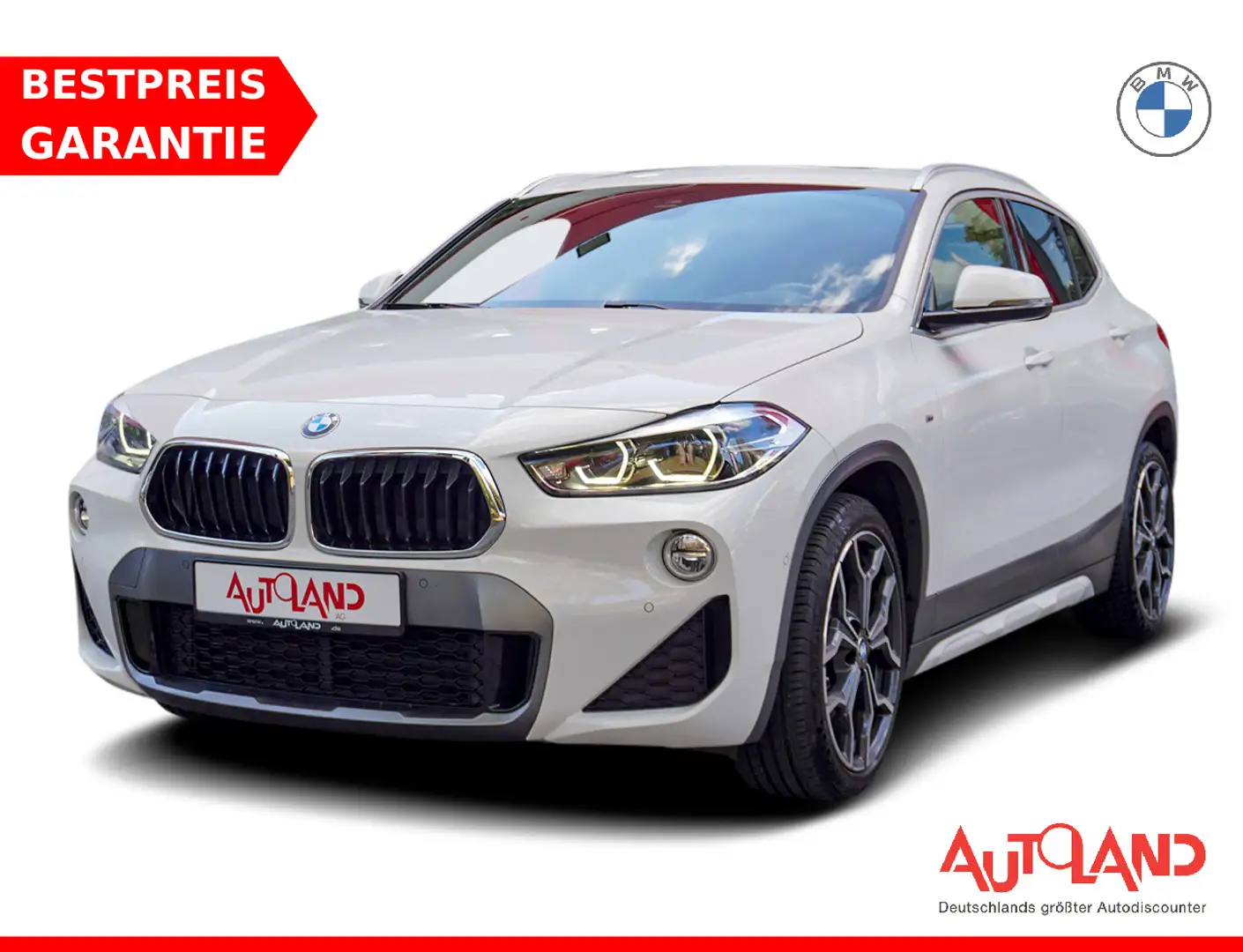 BMW X2 sDrive 20 i M Sport X LED Head-Up AHK PDC Blanc - 1