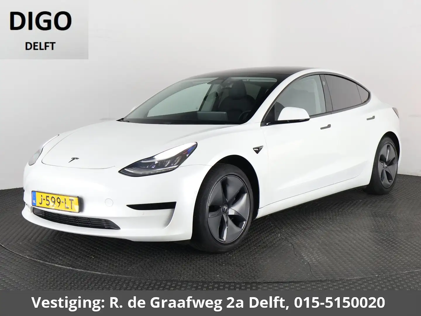 Tesla Model 3 Standard RWD Plus 60 kWh | Navigatie | Panoramadak Weiß - 1