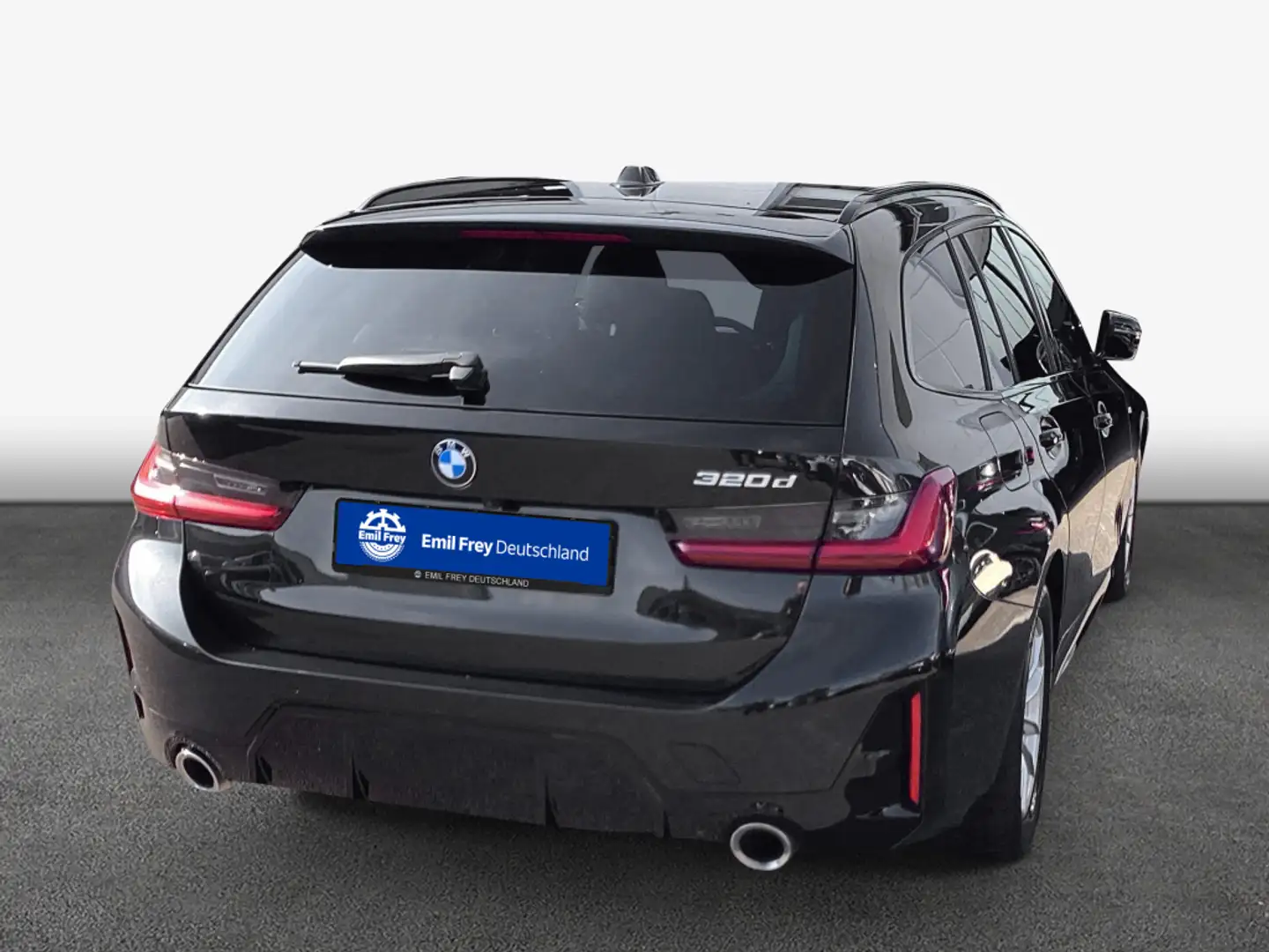 BMW 320 d Touring Aut.*M Sport Schwarz - 2