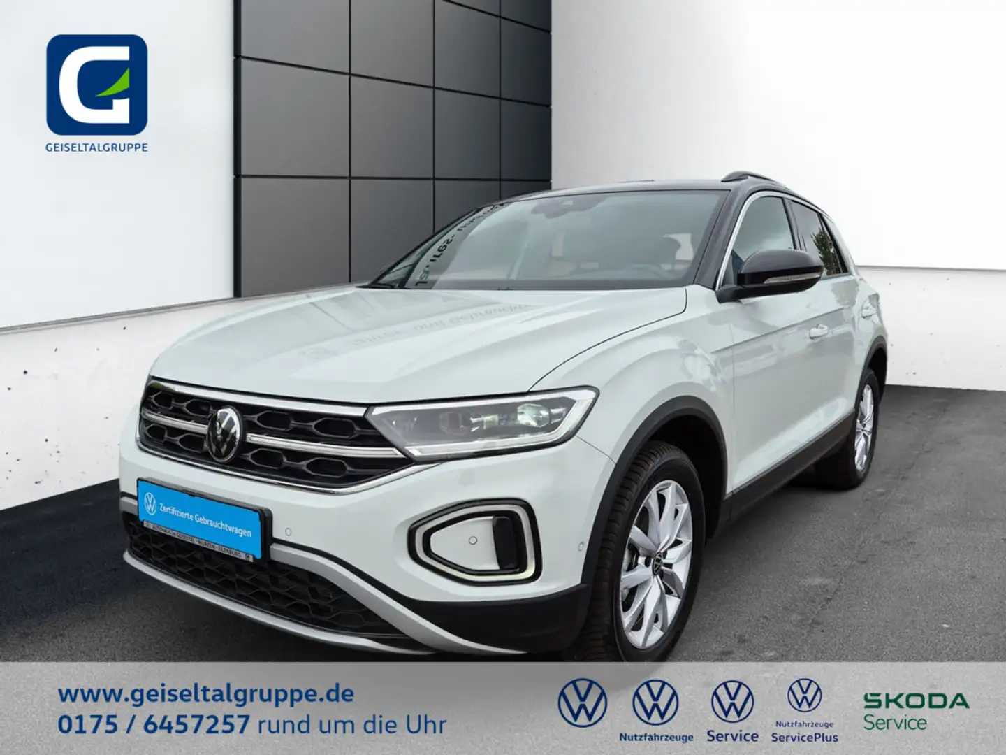 Volkswagen T-Roc 1.5 TSI Move *DSG*AHK*LED*STANDH*REAR VIEW*NAVI*DAB+* Blanc - 1