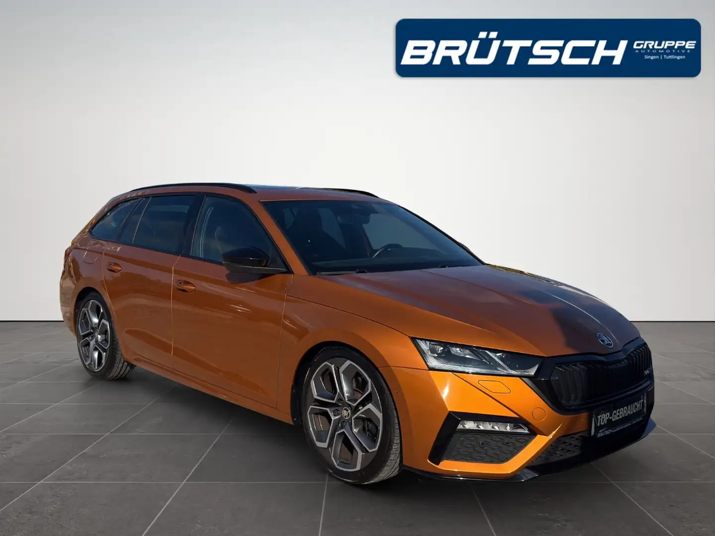 Skoda Octavia Combi 2.0 TSI RS DSG / PANORAMA / STHZG / AHK / AC Orange - 2