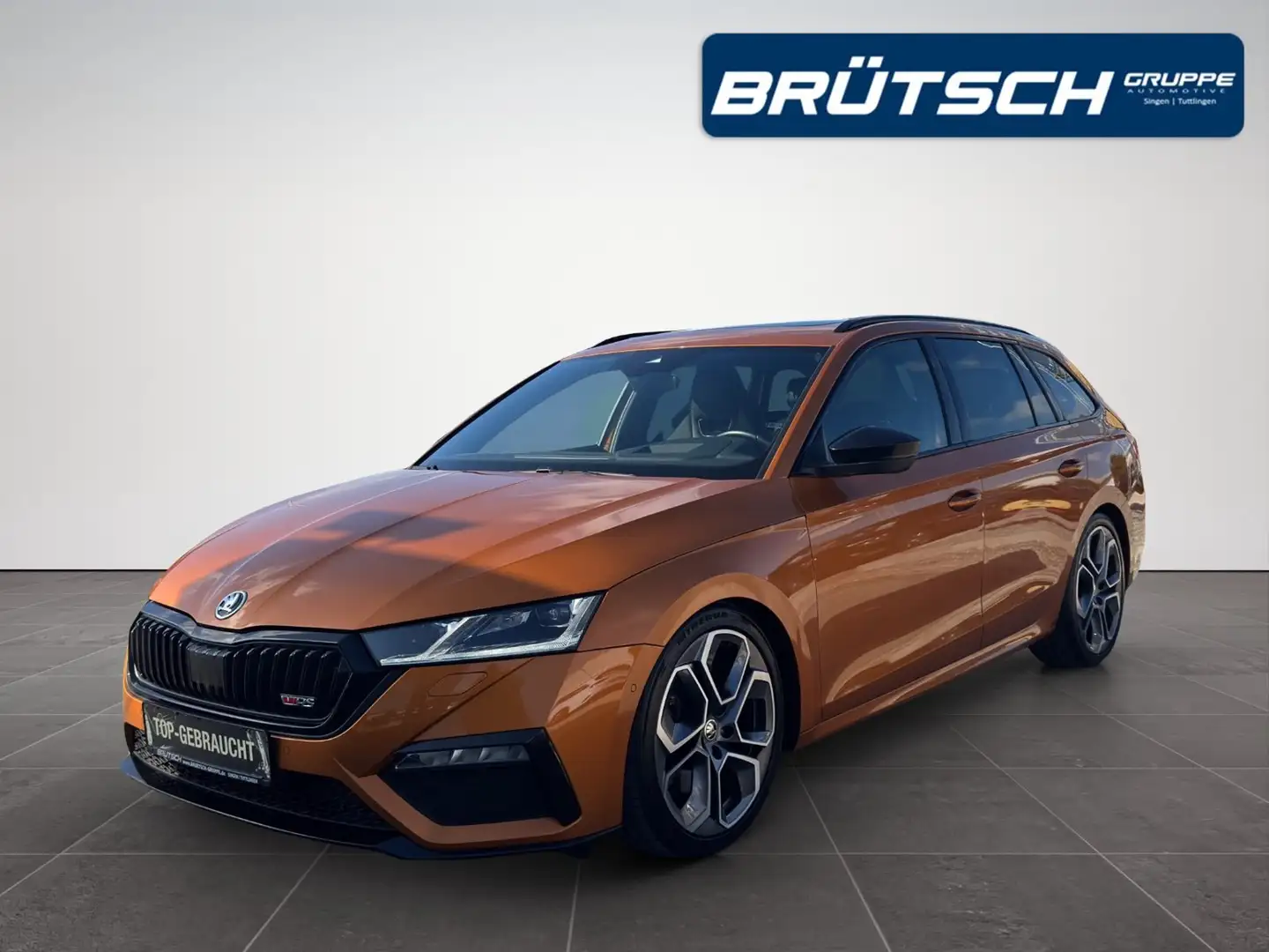 Skoda Octavia Combi 2.0 TSI RS DSG / PANORAMA / STHZG / AHK / AC Orange - 1