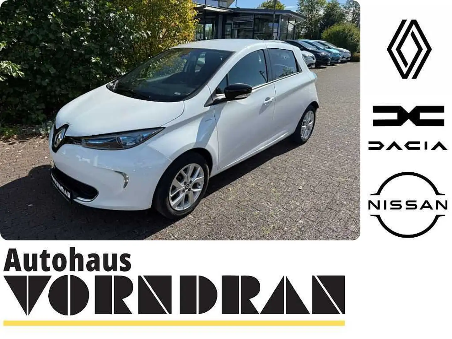 Renault ZOE LIMITED R110 ZE40 SHZ PDC+Kamera, Batteriemiete Weiß - 1