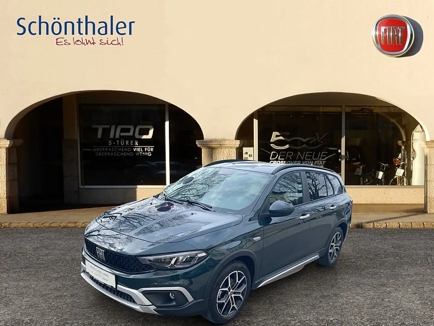 Fiat Tipo Hybrid 130 eDCT7 Cross Grün - 1