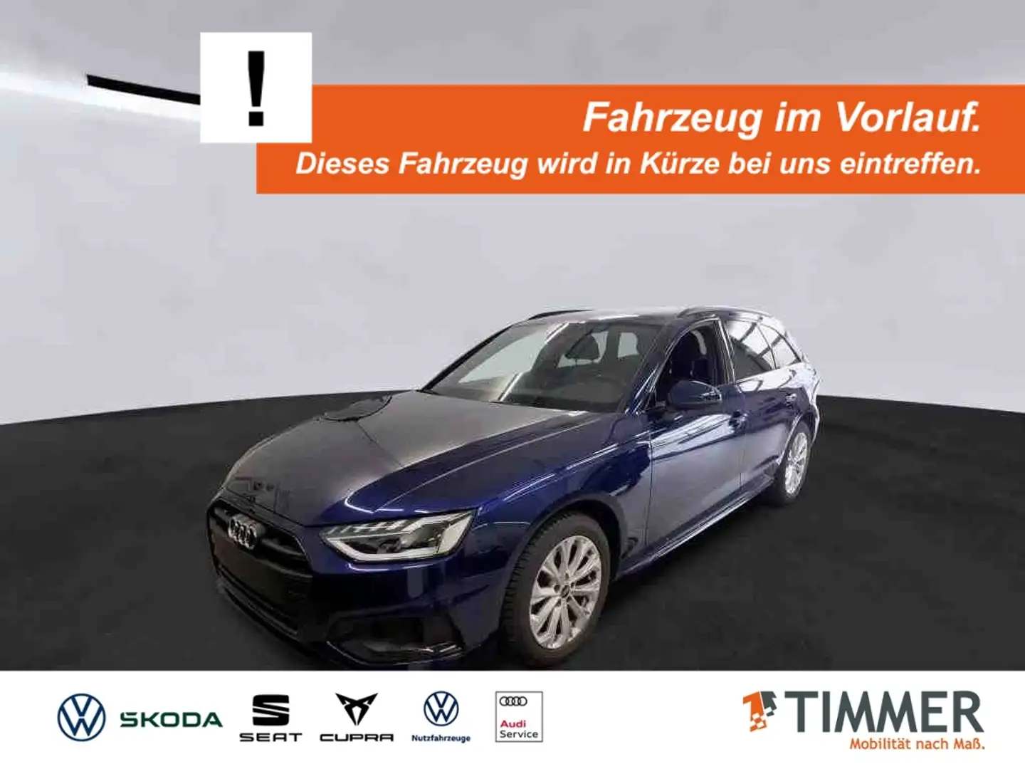 Audi A4 Avant 35 TDI S tronic ADVANCED +PANO +LED +ACC +R Blau - 1