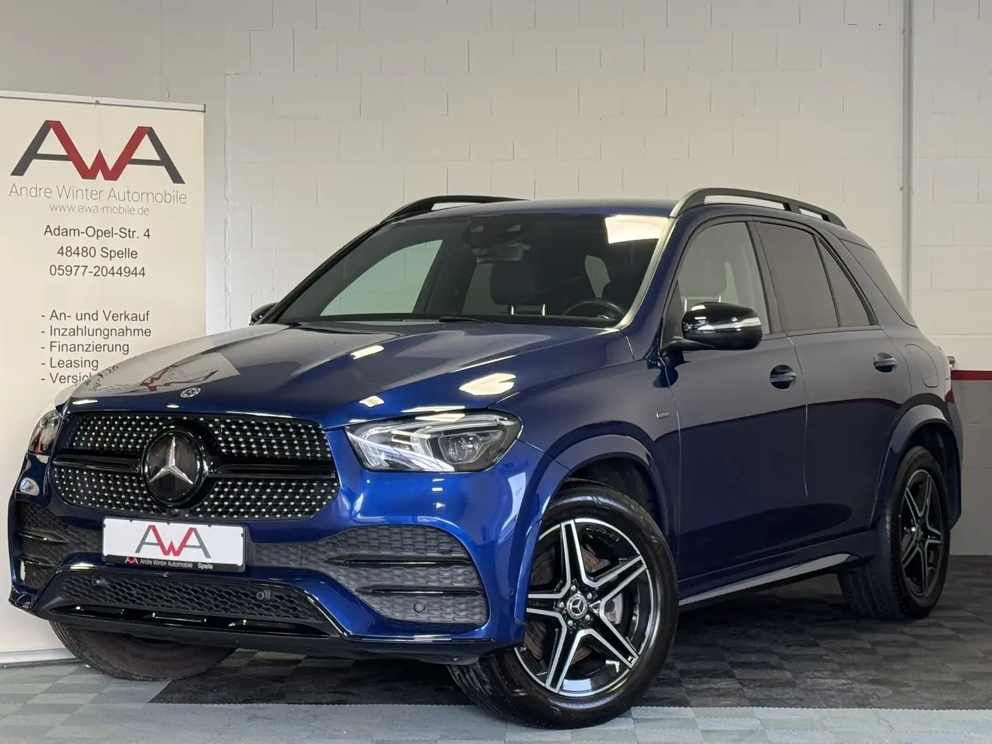 Mercedes-Benz GLE 350 de 4Matic AMG Night Airmatic Burmester Blau - 1