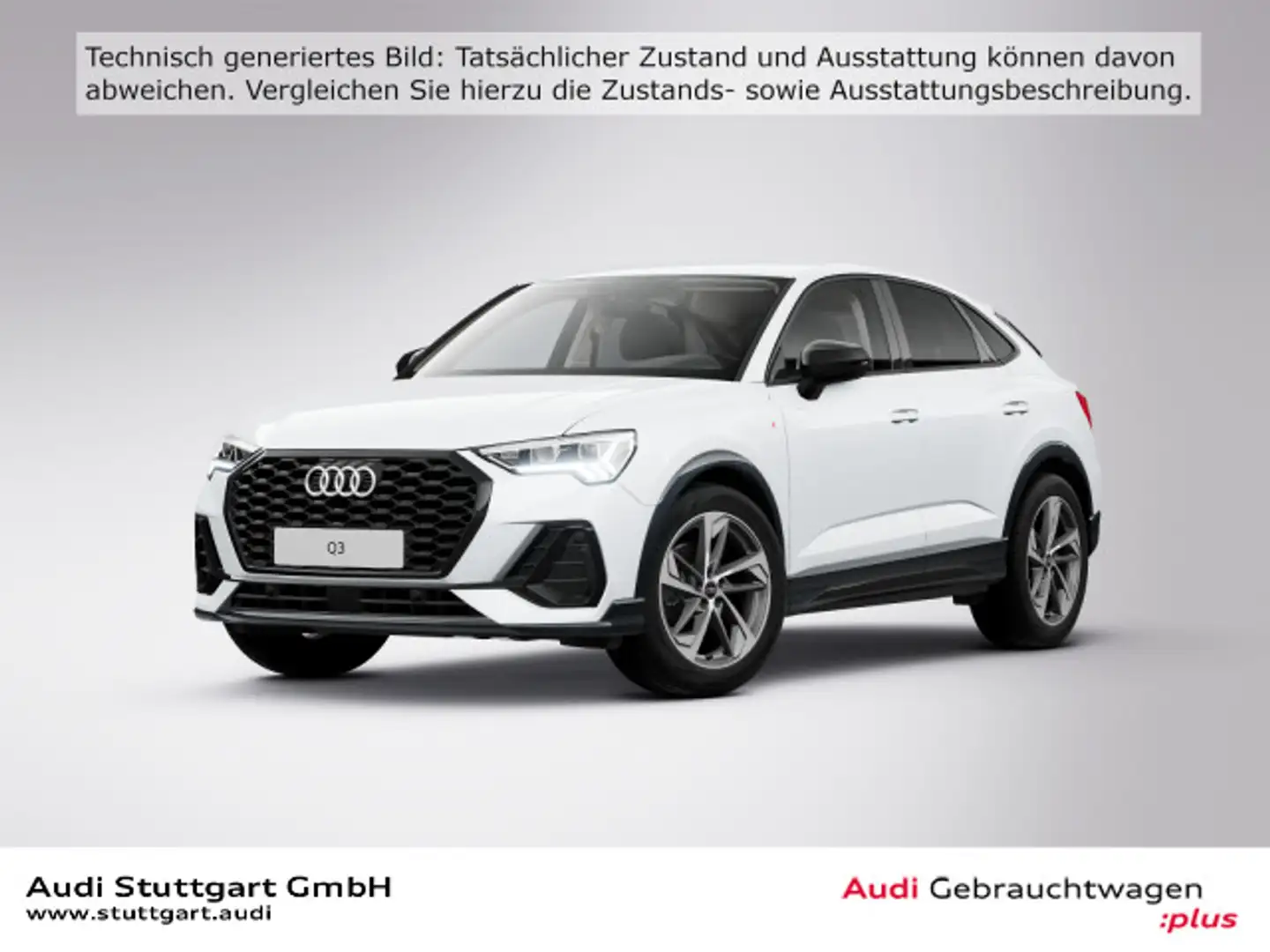 Audi Q3 S-line 35 TFSI S-Tronic Weiß - 1