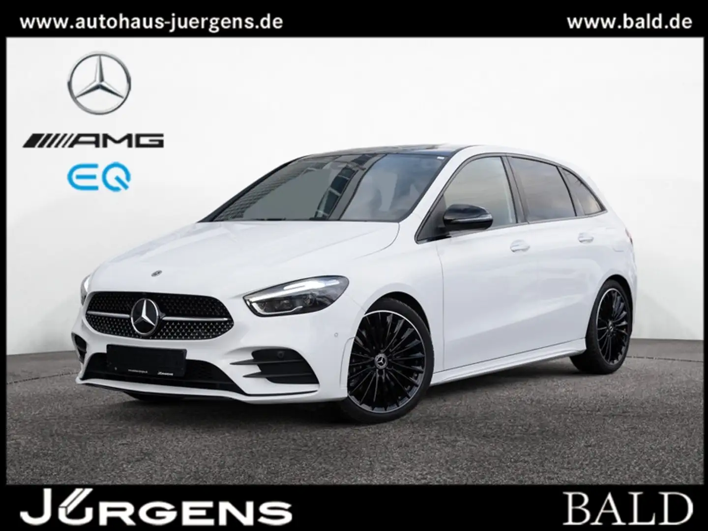 Mercedes-Benz B 250 4M AMG-Sport/Pano/Burm/Night/Stdhz/Memo/19 Weiß - 1