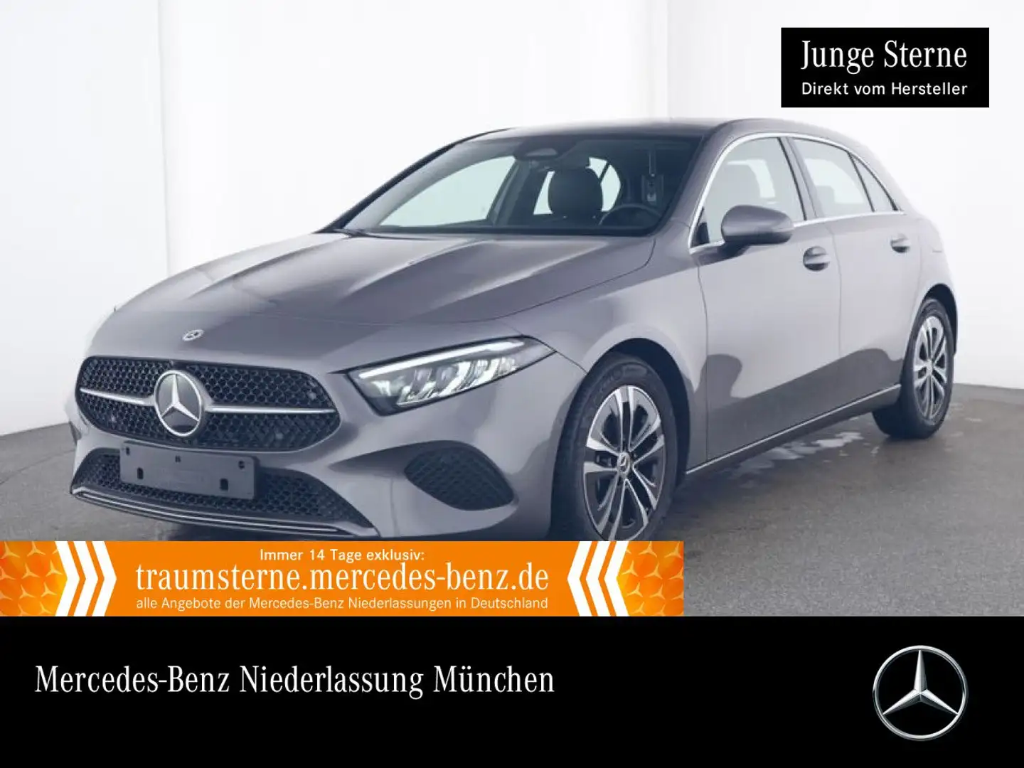 Mercedes-Benz A 200 PROGRESSIVE+PANO+LED+KAMERA+7G Gris - 1