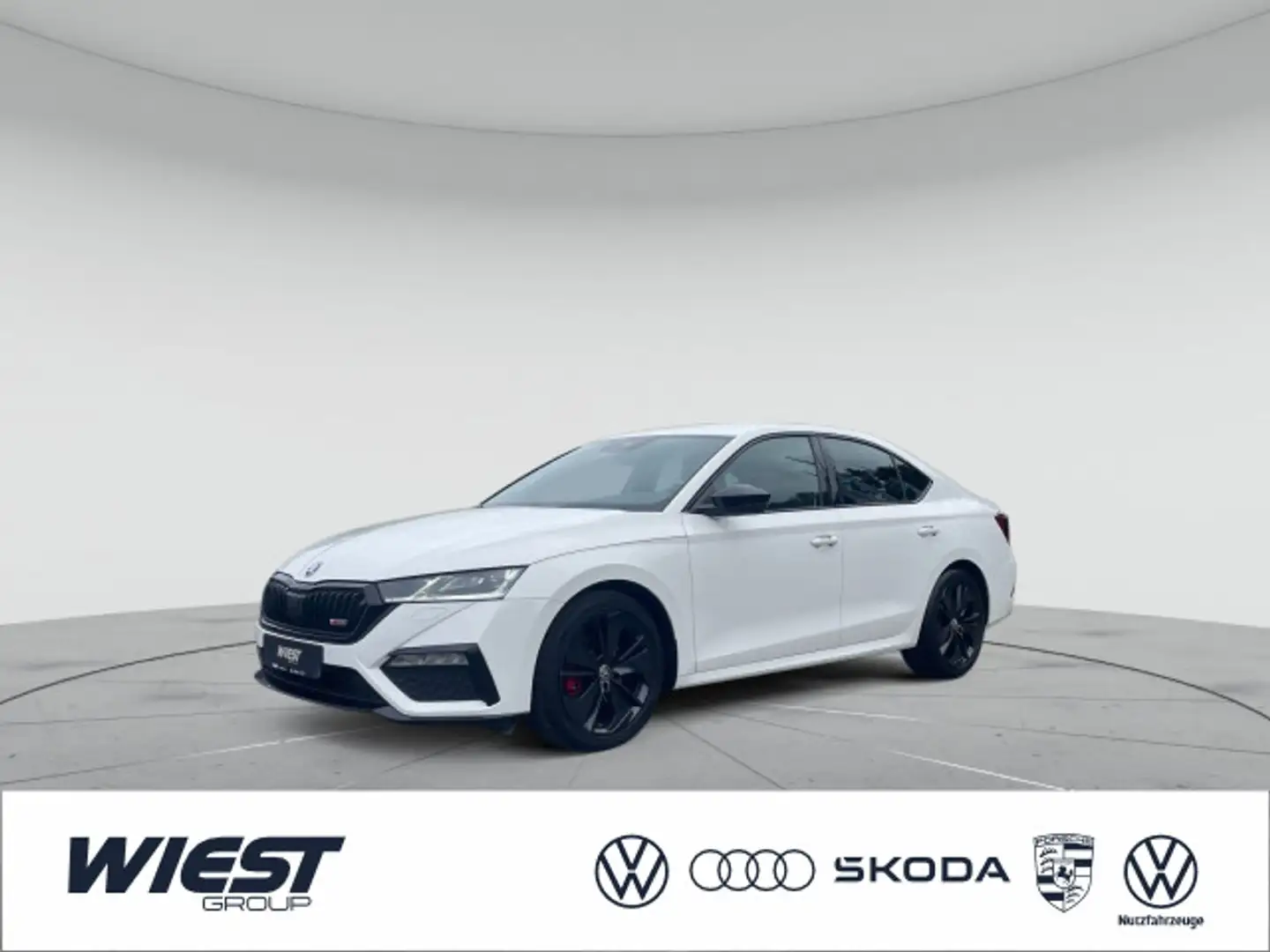 Skoda Octavia RS 2.0 TDI DSG Lim. Navi ACC RFK Keyless Weiß - 1