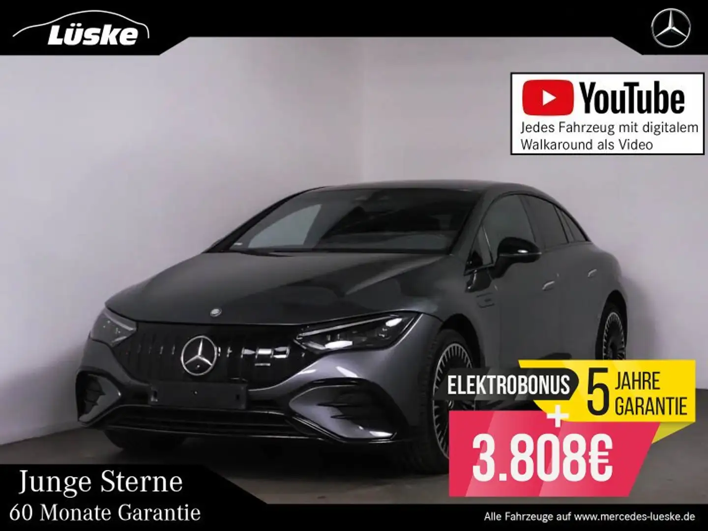 Mercedes-Benz EQE 53 EQE 53 AMG 4M+ Night I+II Carbon Pano Head-up Grau - 1