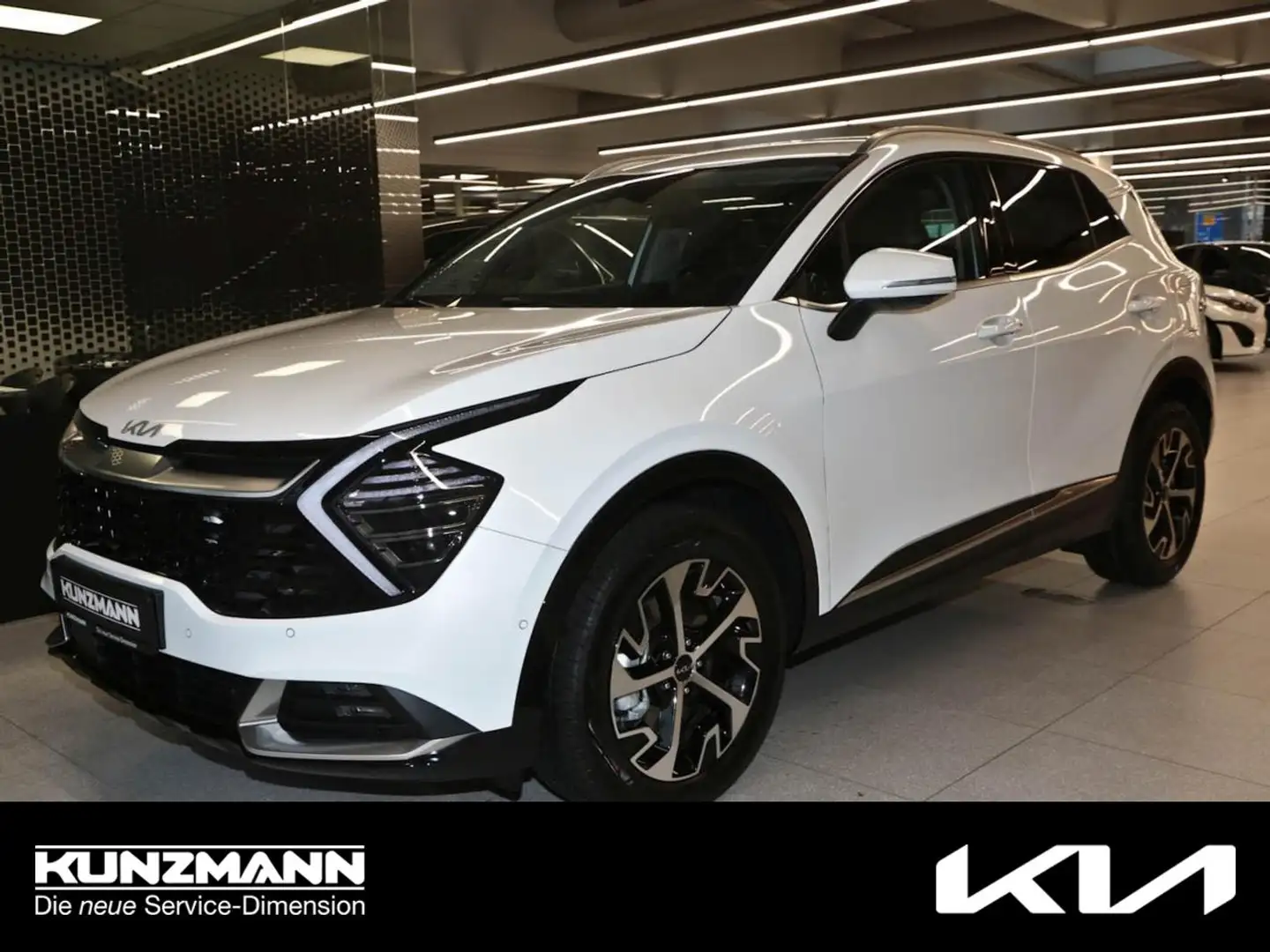 Kia Sportage 1.6T HEV Spirit ACC 360° Totwinkel Weiß - 1
