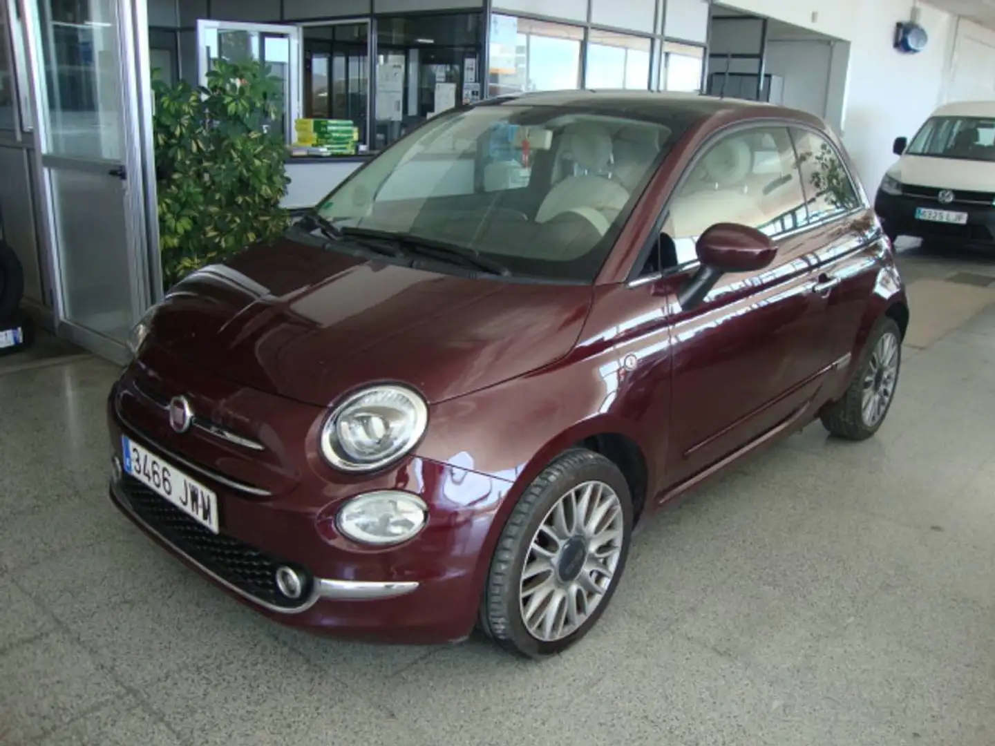 Fiat 500 1.2 Lounge Rouge - 2