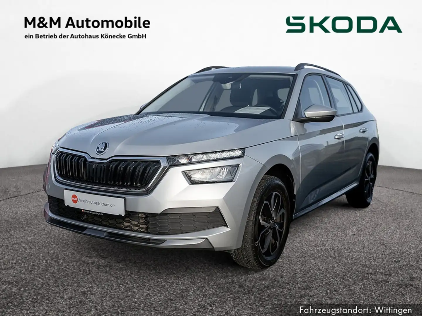 Skoda Kamiq 1.6 TDI Ambition AHK KLIMA SHZ GRA PDC Silber - 1