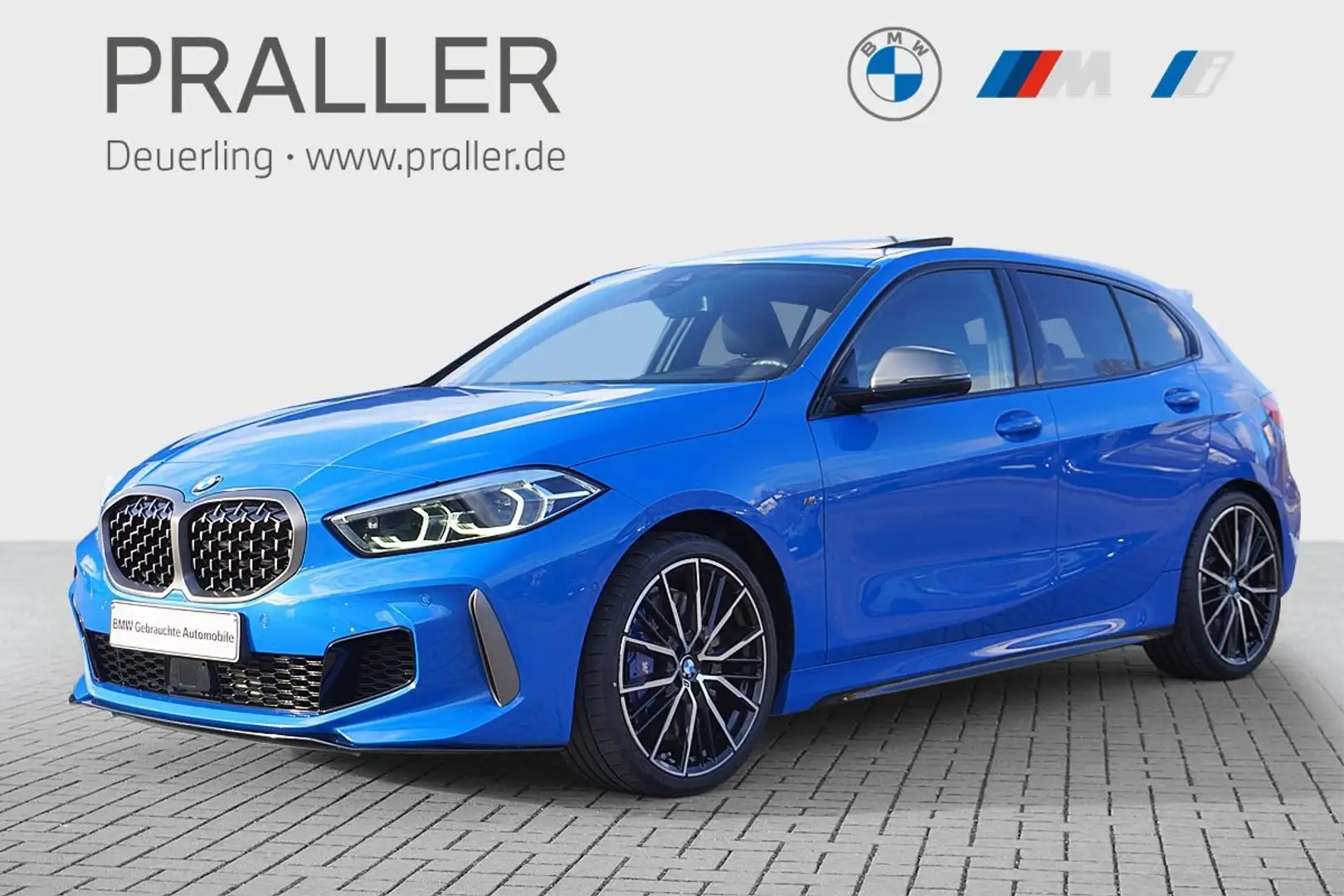BMW 135 M135i xDrive Head-Up AHK Glasdach ACC Kamera 19" H Blau - 1