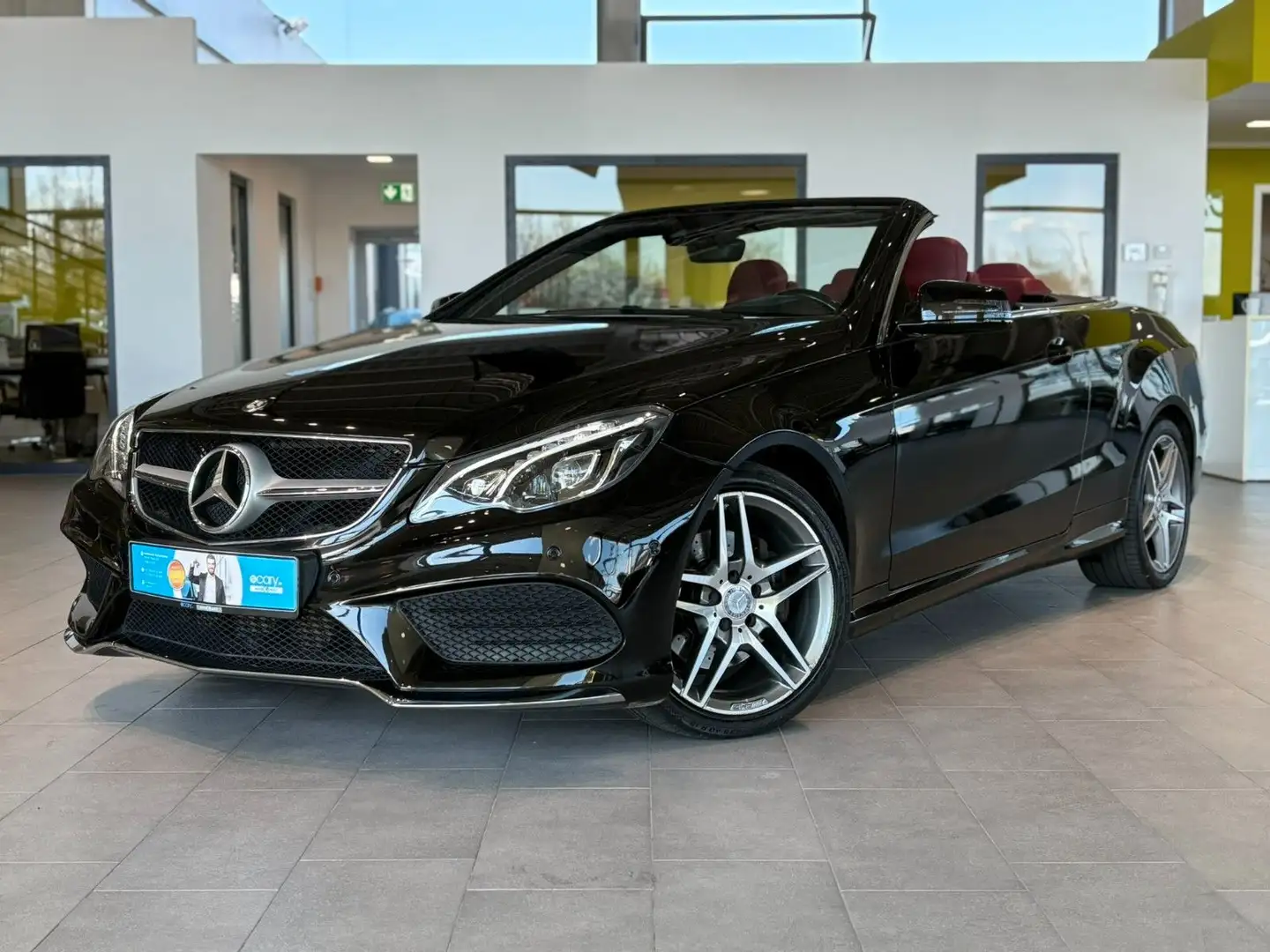 Mercedes-Benz E 350 d Cabrio AMG-Line*Memory*LED*H/K*SHZ*Navi* Negro - 1
