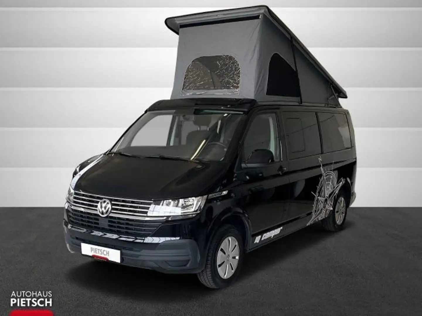 Volkswagen T6.1 California 2.0 TDI Campingumbau IQ.Camper Navi DAB SHZ Notbre Schwarz - 2