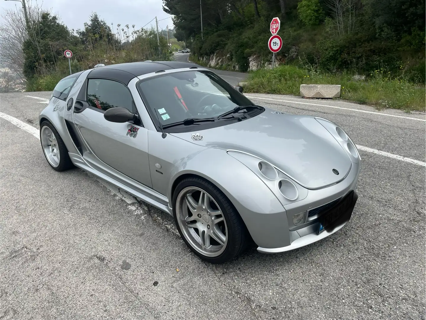 smart brabus Roadster Coupé 101 xclusive Silber - 1