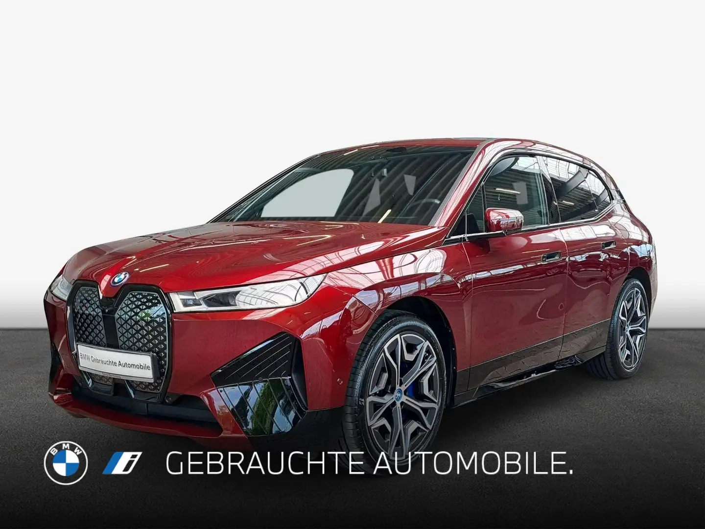 BMW iX xDrive40 Sportpaket Laserlicht HK HiFi DAB Komfort Červená - 1