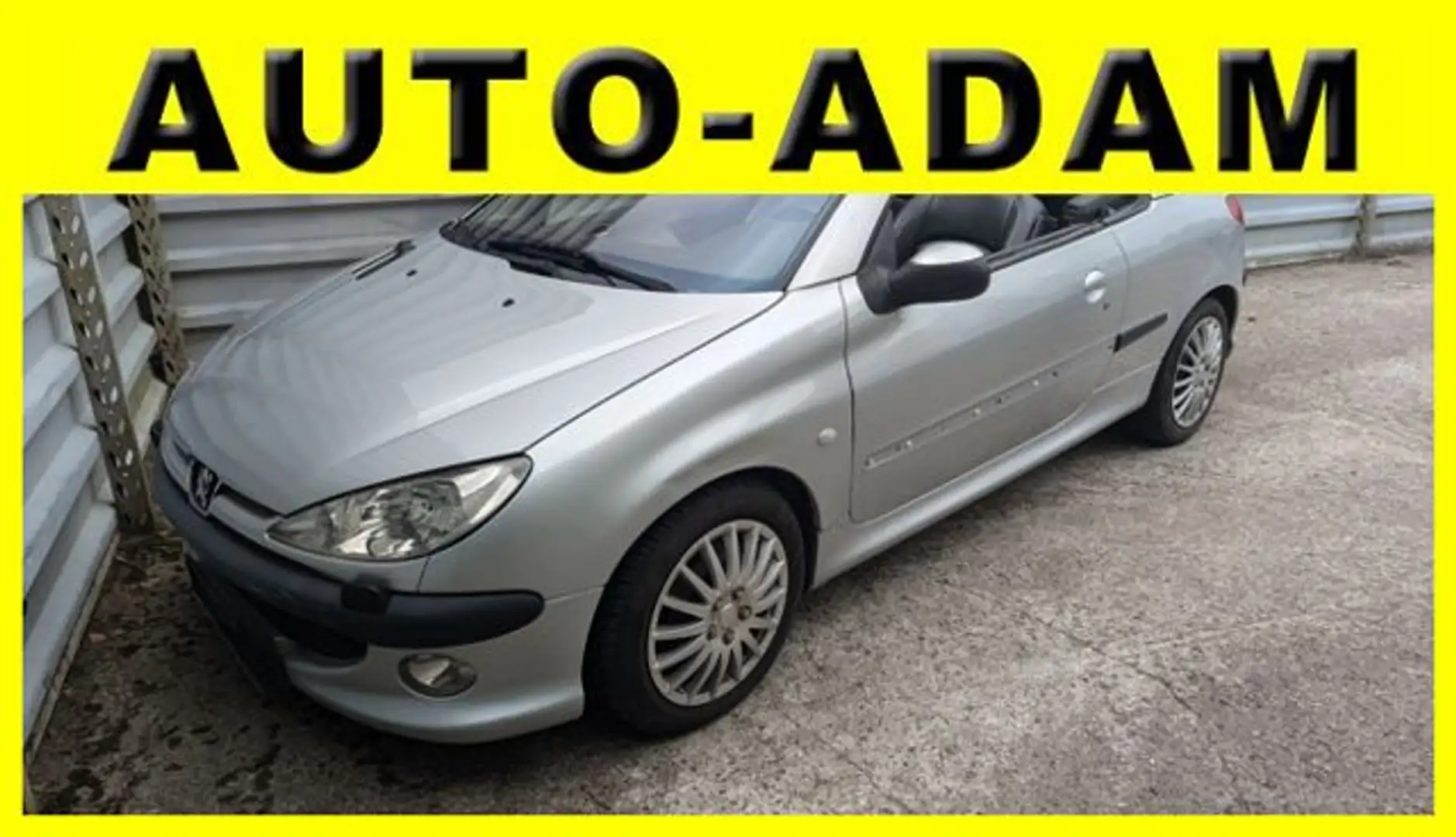 Peugeot 206 Cabriolet CC Platinum*Klima*Leder* Silber - 1