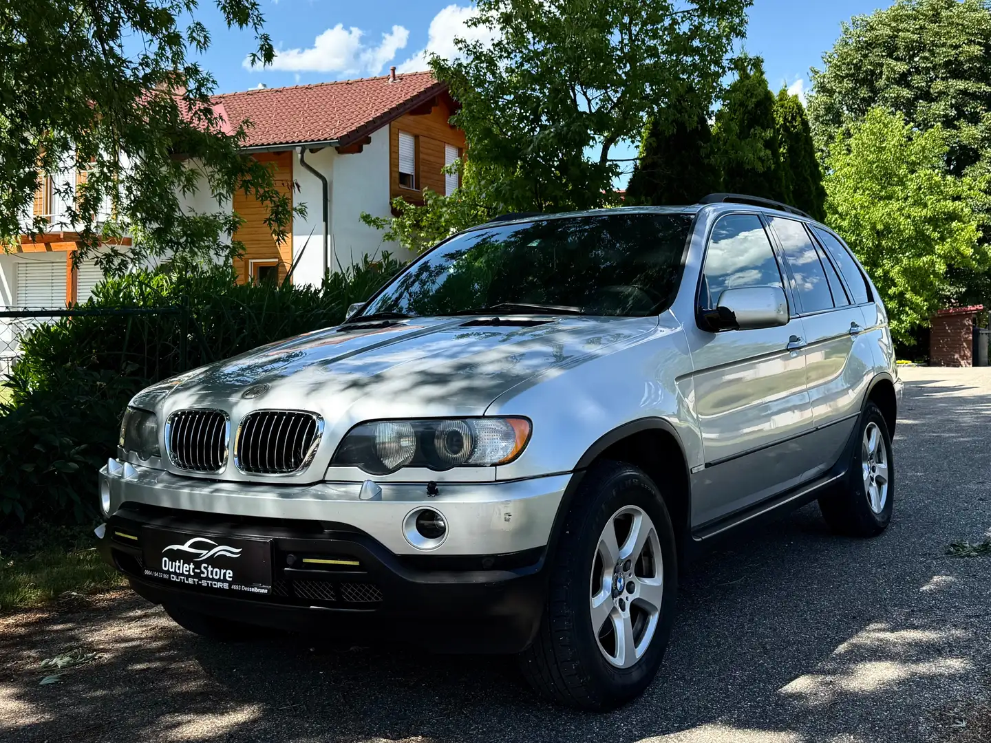 BMW X5 3,0d Österreich-Paket Aut.*Pickerl-Abgelaufen* Silber - 1