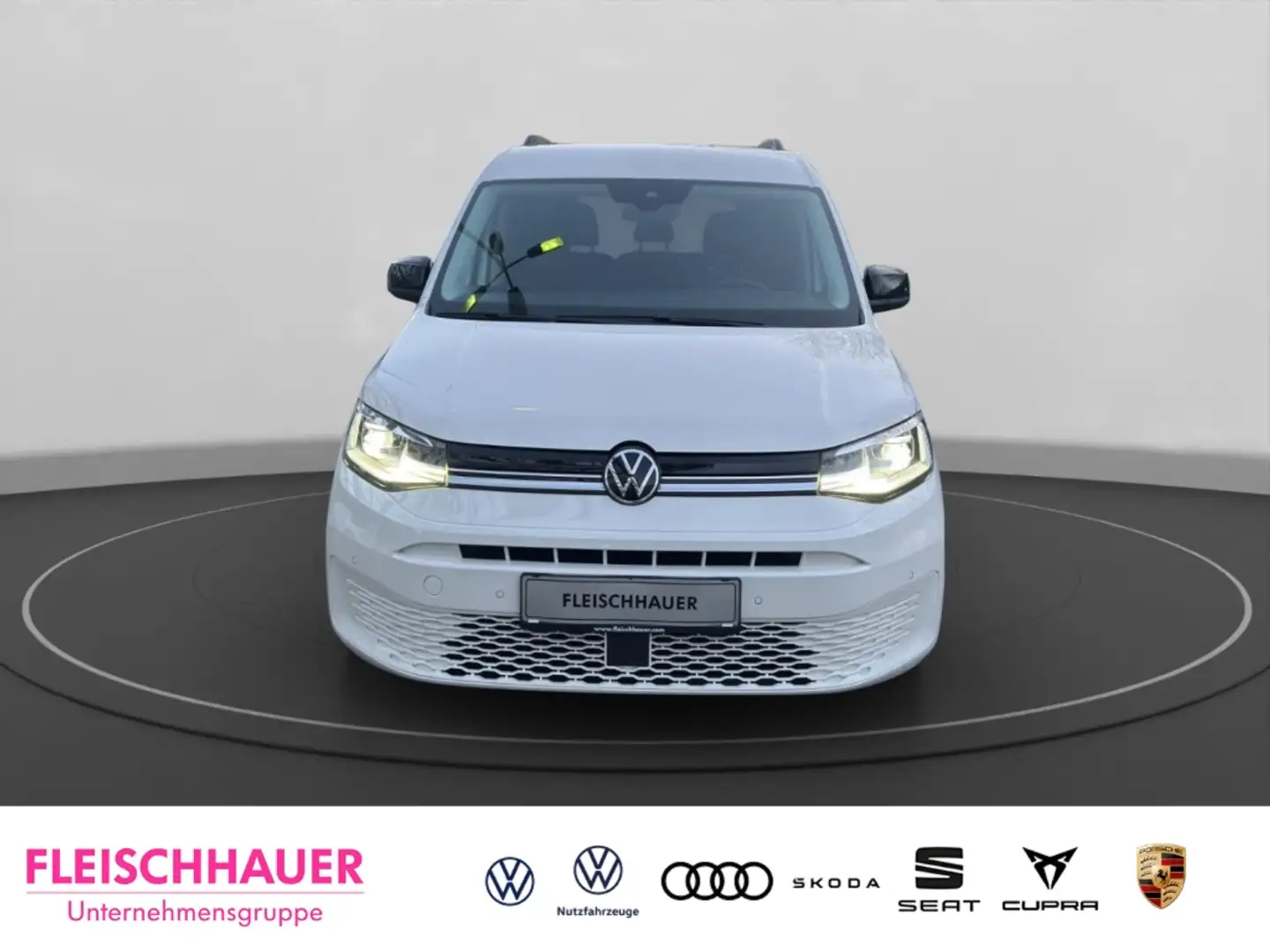 Volkswagen Caddy Style 2.0 TDI DSG Navi Digitales Cockpit LED ACC A Weiß - 2