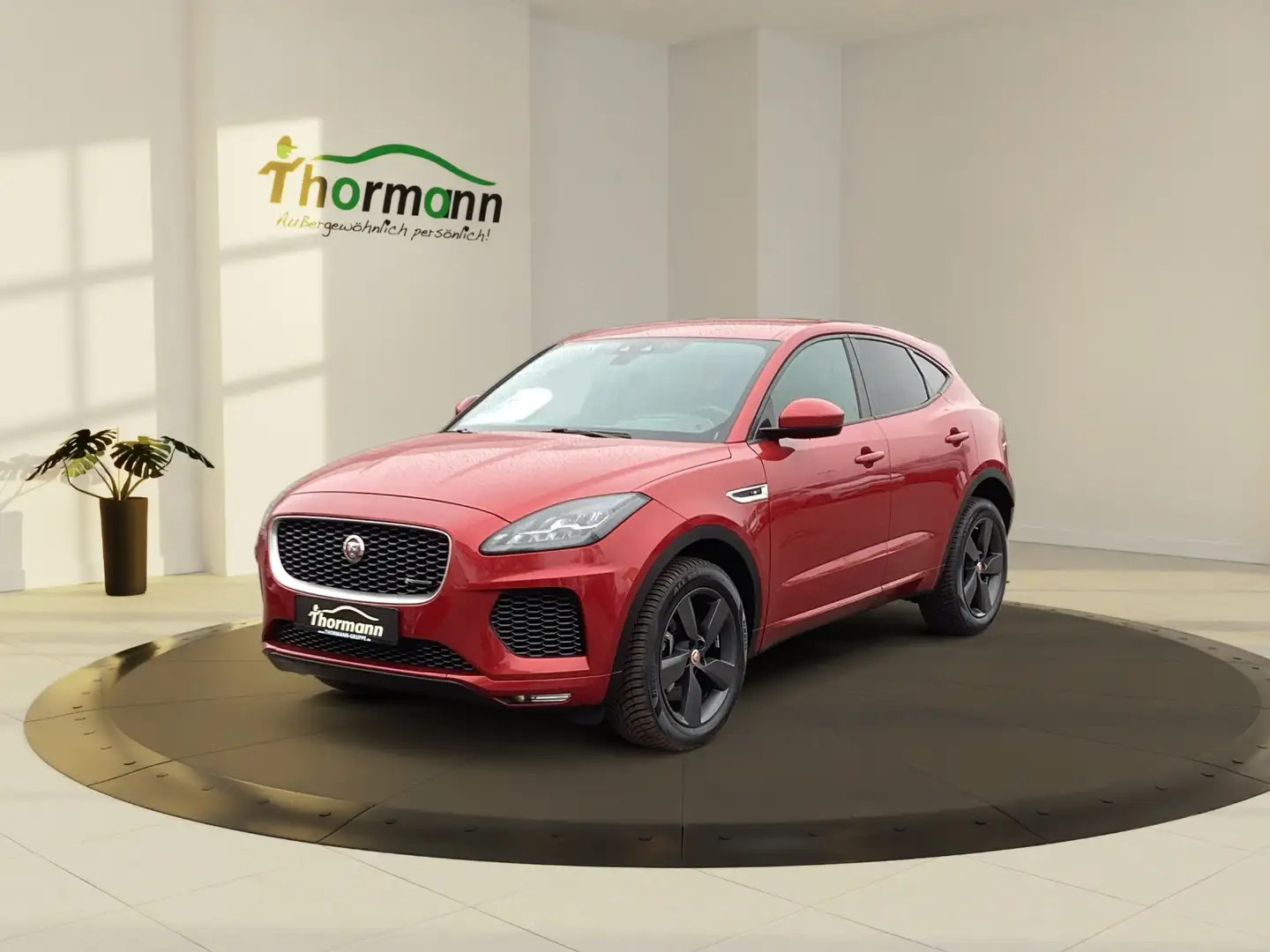 Jaguar E-Pace R-Dynamic AWD 360 Leder Head-Up Allwetter Rojo - 2