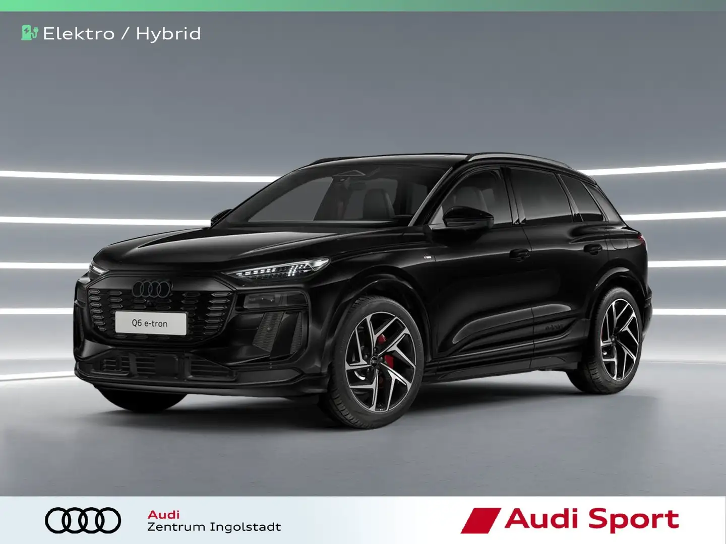 Audi Q6 e-tron SUV quattro AHK,B&O,PANO UPE 98.880,- Schwarz - 2