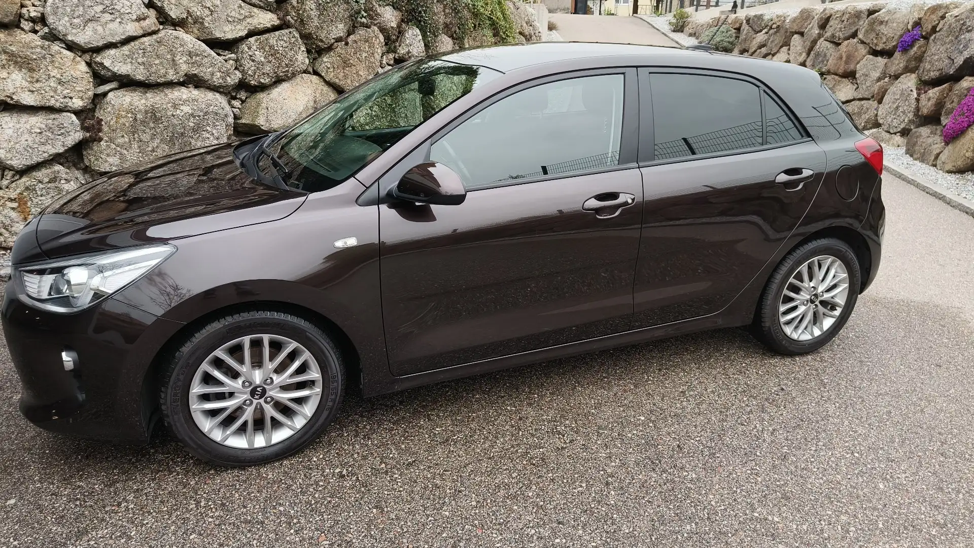 Kia Rio Rio 1,25 MPI Silber ISG Silber Braun - 1