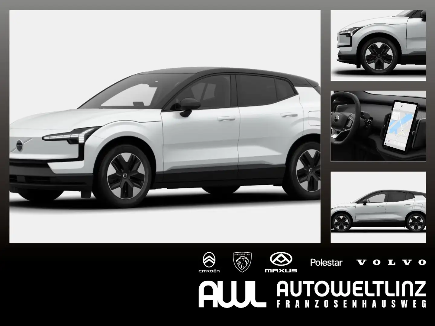 Volvo EX30 P5 Long Range RWD Plus Pure Electric ACC+LM Weiß - 1