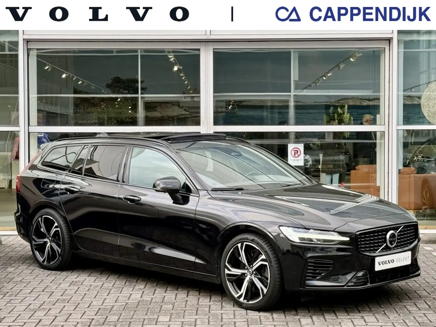 Volvo V60 T6 398PK Recharge Dark| Panodak| Adap.Cruise| 360C Schwarz - 1