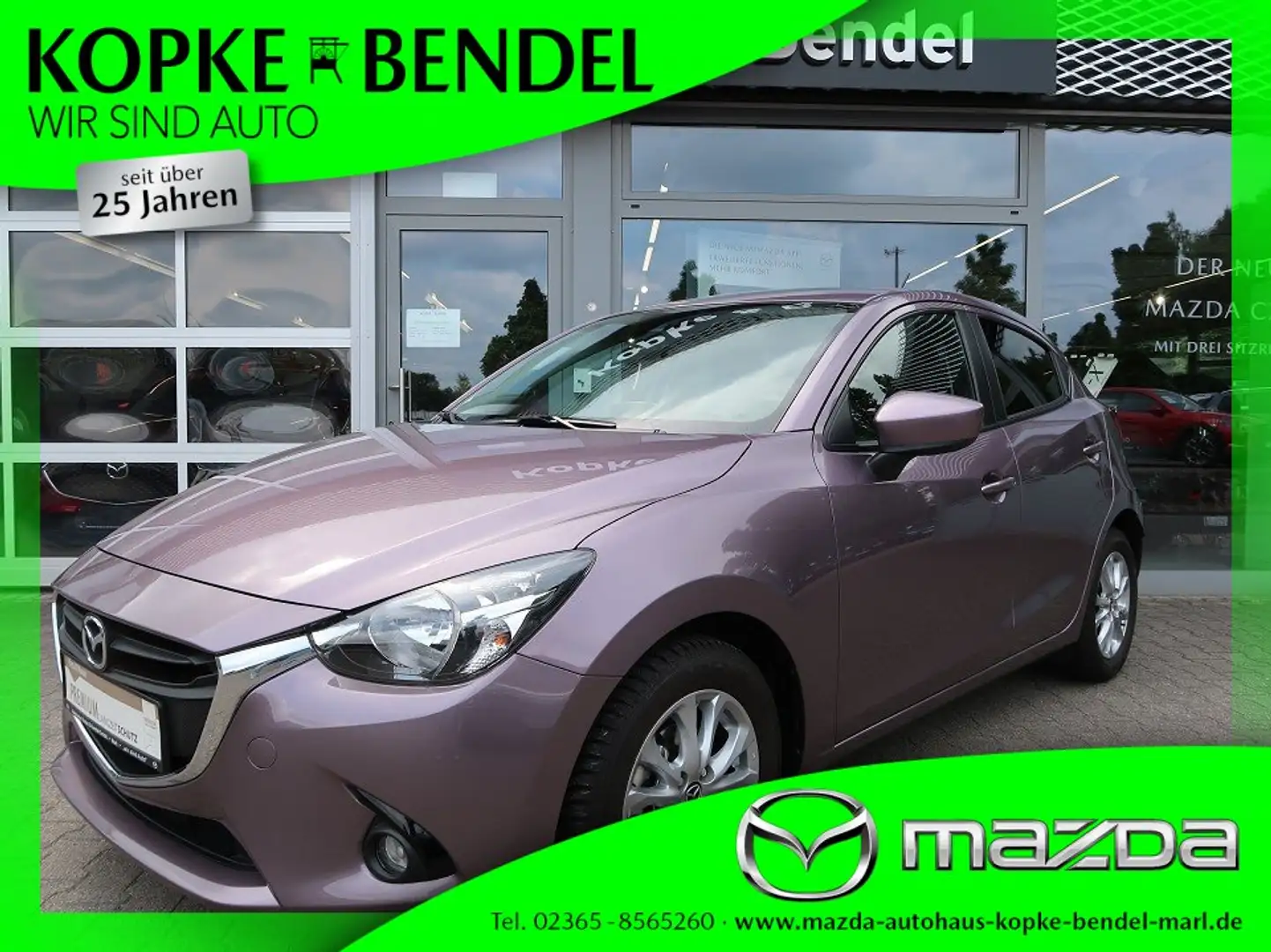 Mazda 2 Lim. *1. Seniorenhand*Zustand entspricht Fahrleist Фіолетовий - 1