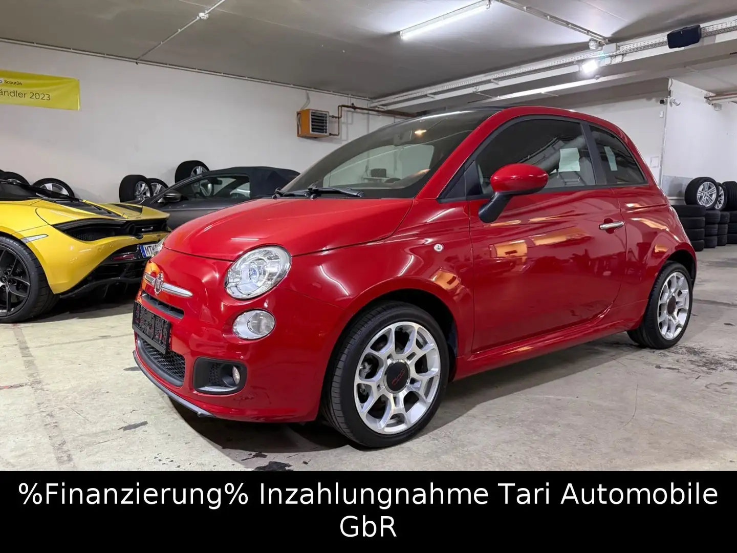 Fiat 500 500 S Cabrio Leder, Bi-Xenon, PDC, 2.Hand, 41tkm Rot - 2