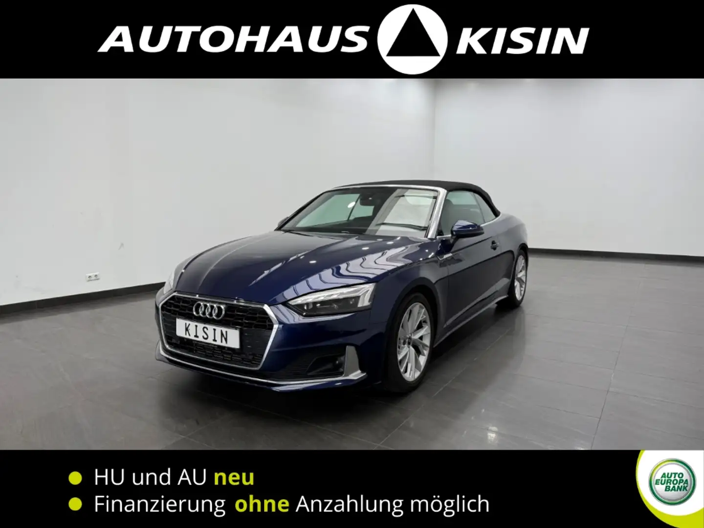 Audi A5 Cabriolet 40 TFSI advanced /Navi /CAM /SHZ Blau - 1