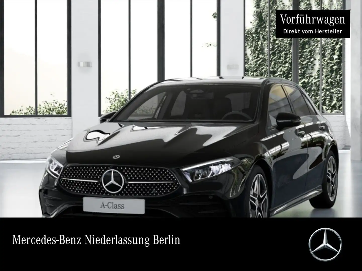 Mercedes-Benz A 180 AMG+NIGHT+LED+KAMERA+TOTW+KEYLESS+7G Schwarz - 1