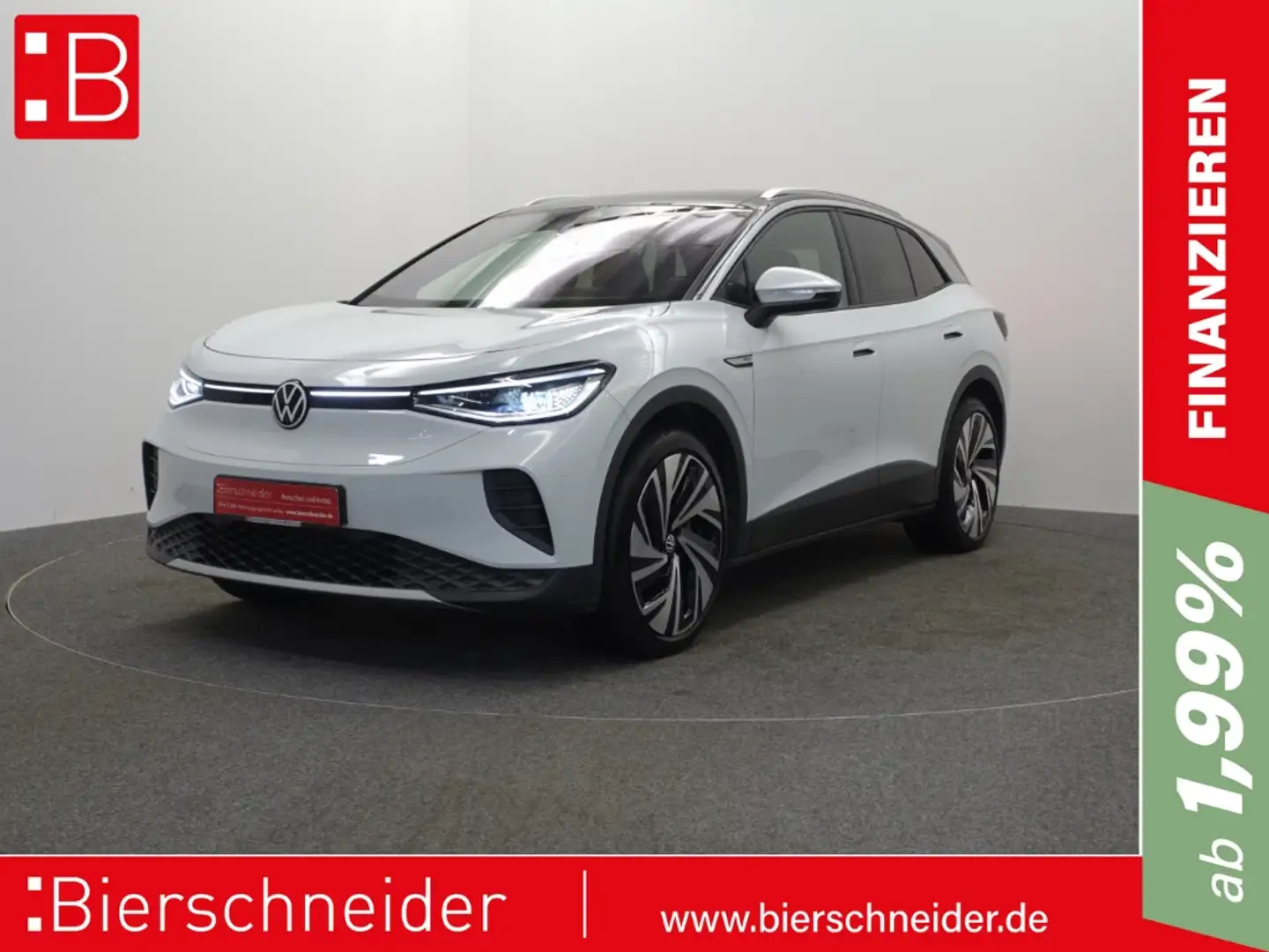 Volkswagen ID.4 Pro Performance IQ-LIGHT 21 PANO HEAD-UP AHK NAVI Weiß - 1