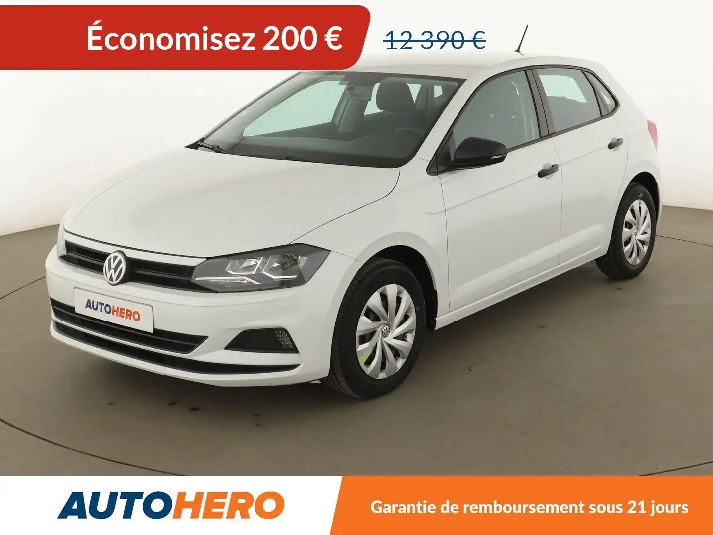 Volkswagen Polo 1.0 Trendline Blanc - 1