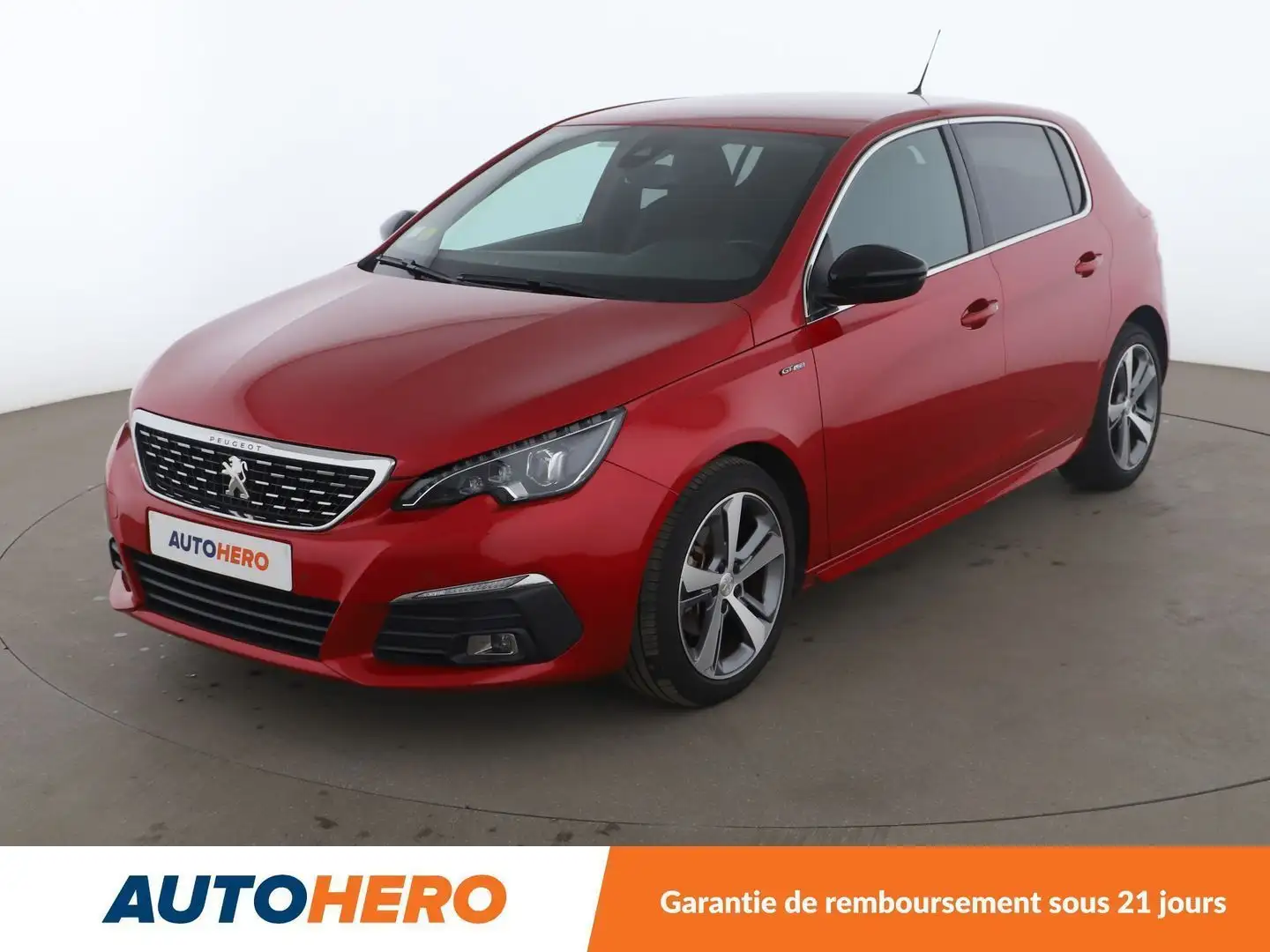 Peugeot 308 1.6 Blue-HDi GT Line EAT6 Rouge - 1
