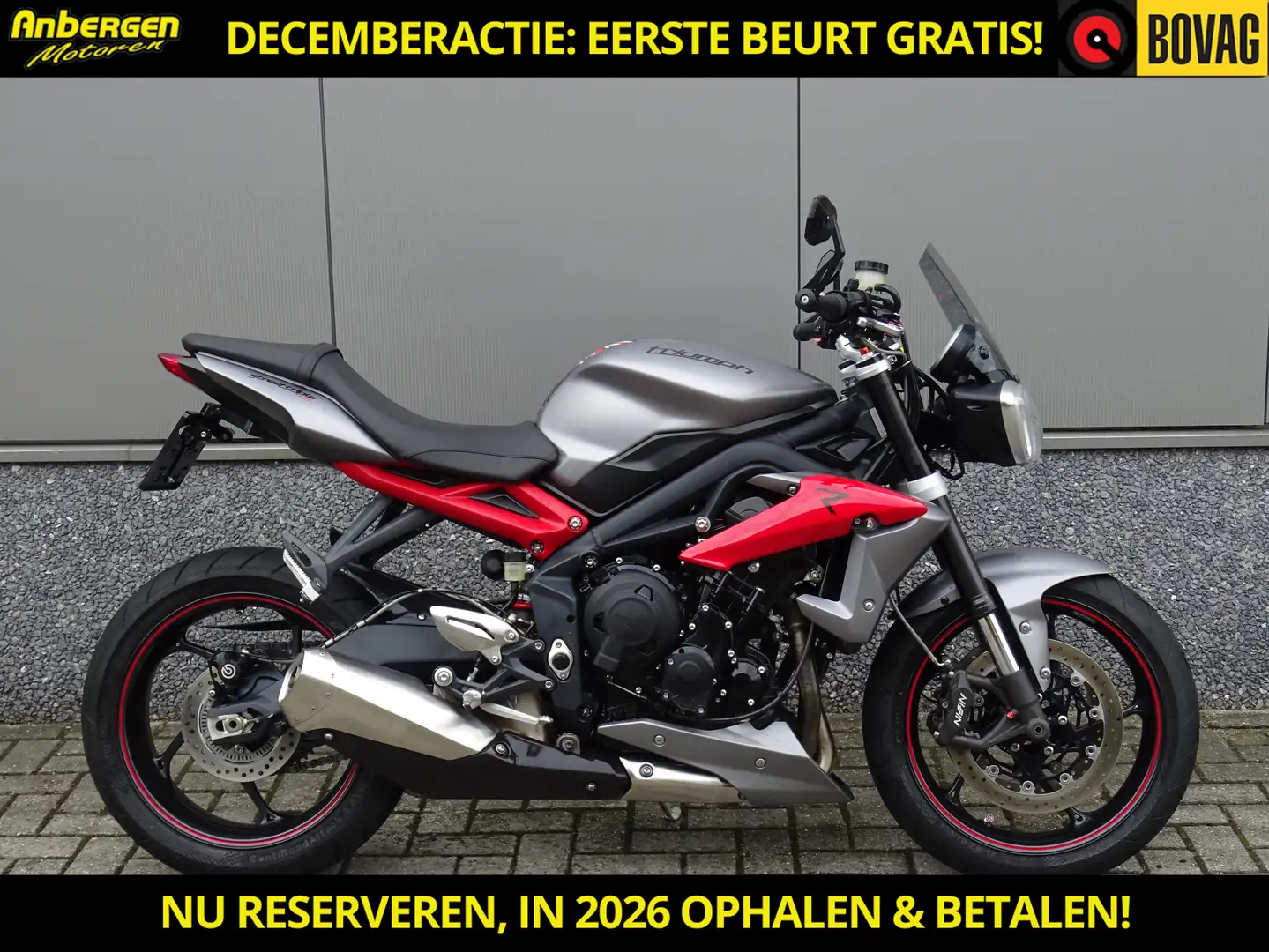 Triumph Street Triple R Rood - 1