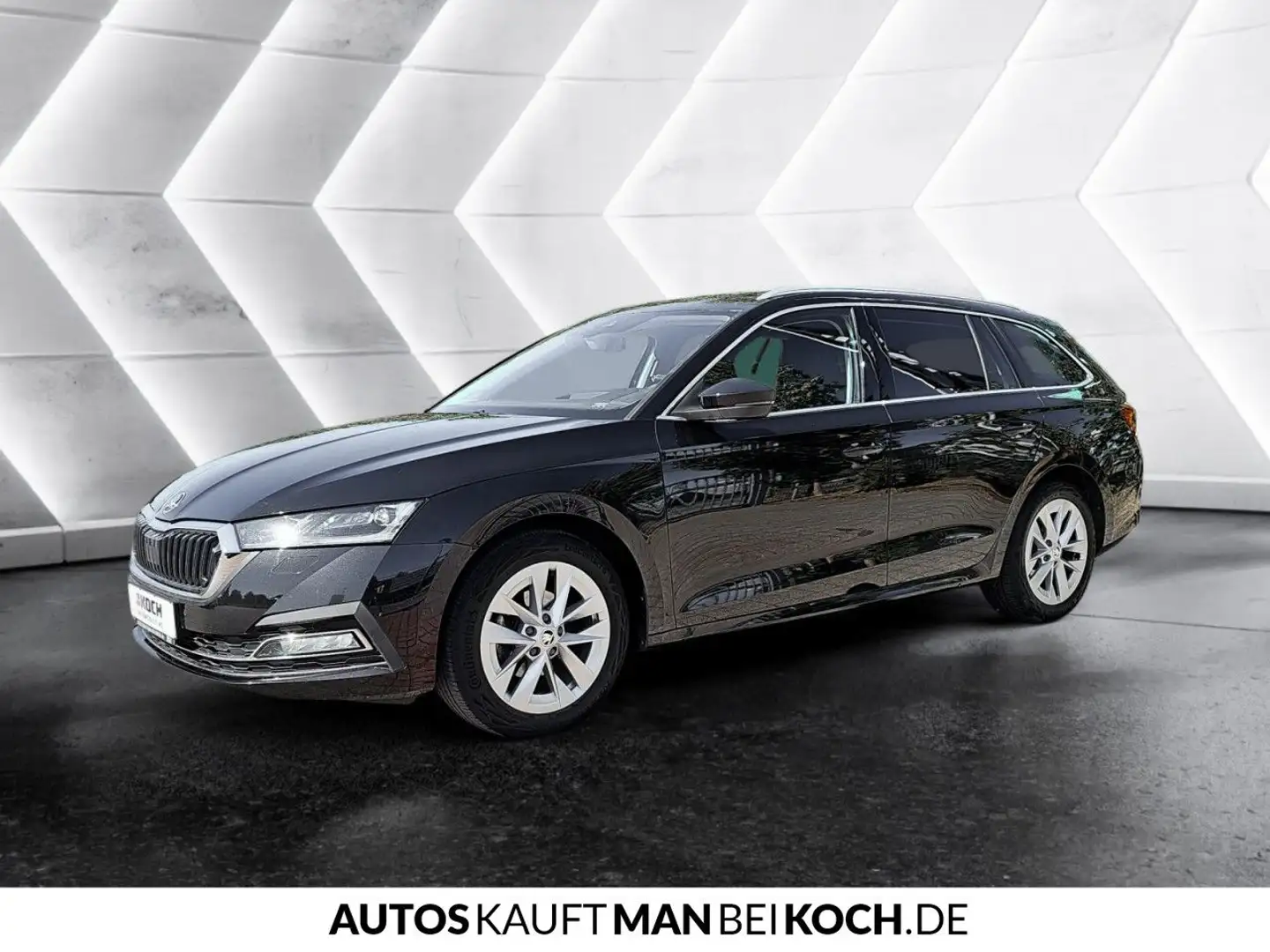 Skoda Octavia Combi 2.0 TDI DSG Style Navi SHZ FSE LED Schwarz - 2