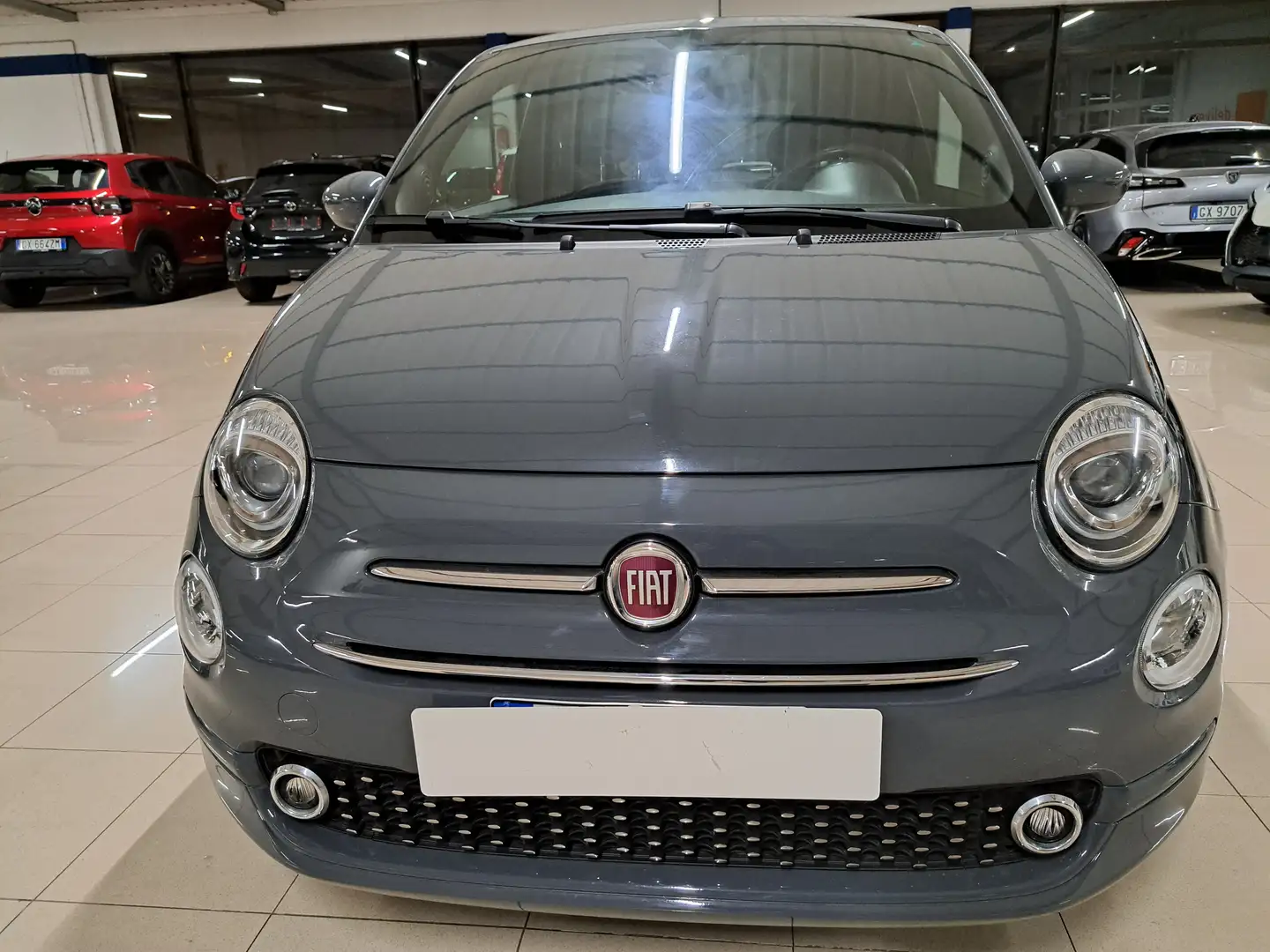 Fiat 500 500 1.2 benzina Lounge 70cv Grigio - 2