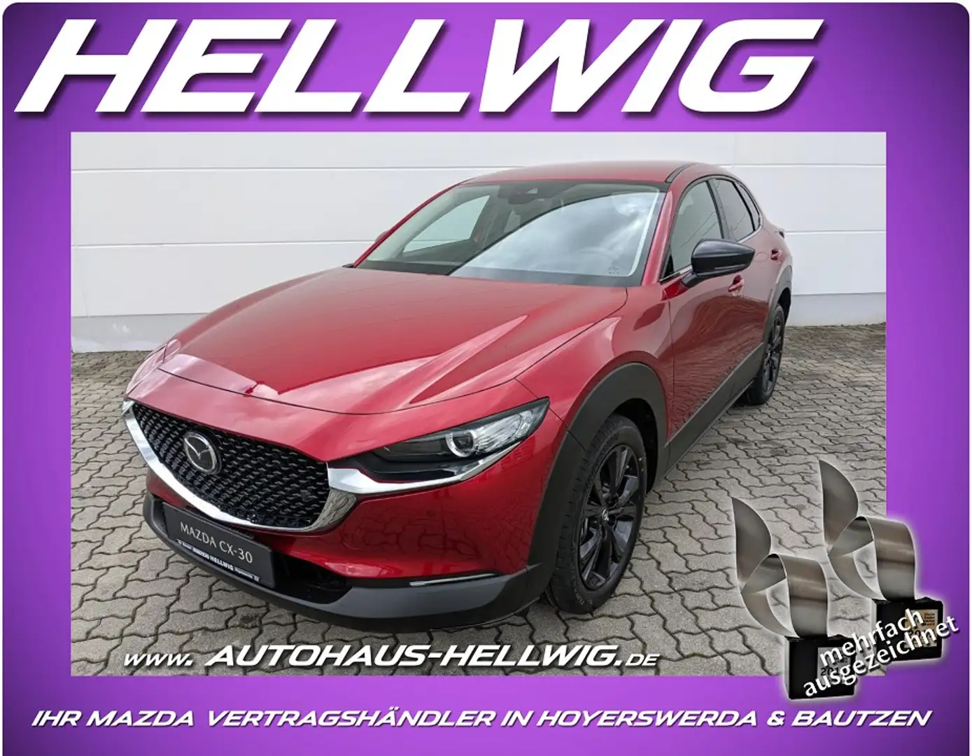 Mazda CX-30 2.5l (140PS) Homura Kamera Navi 2025 NEU Rosso - 1