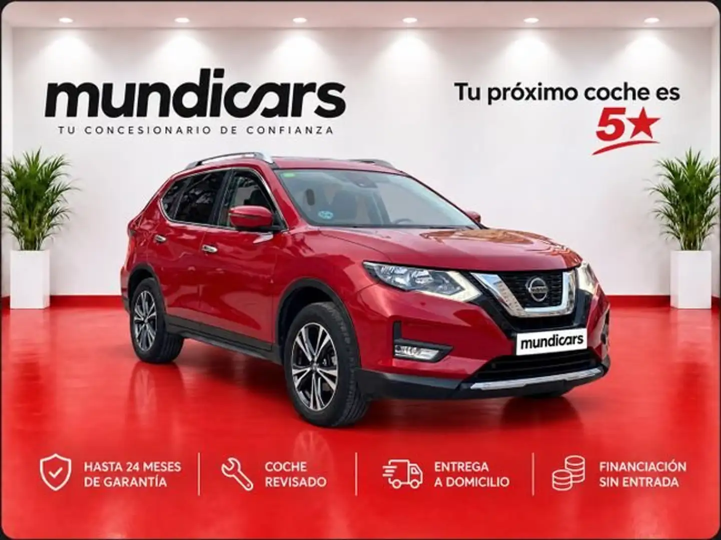 Nissan X-Trail 5P DIG-T 120 kW (160 CV) E6D DCT N-CONN. Rojo - 1